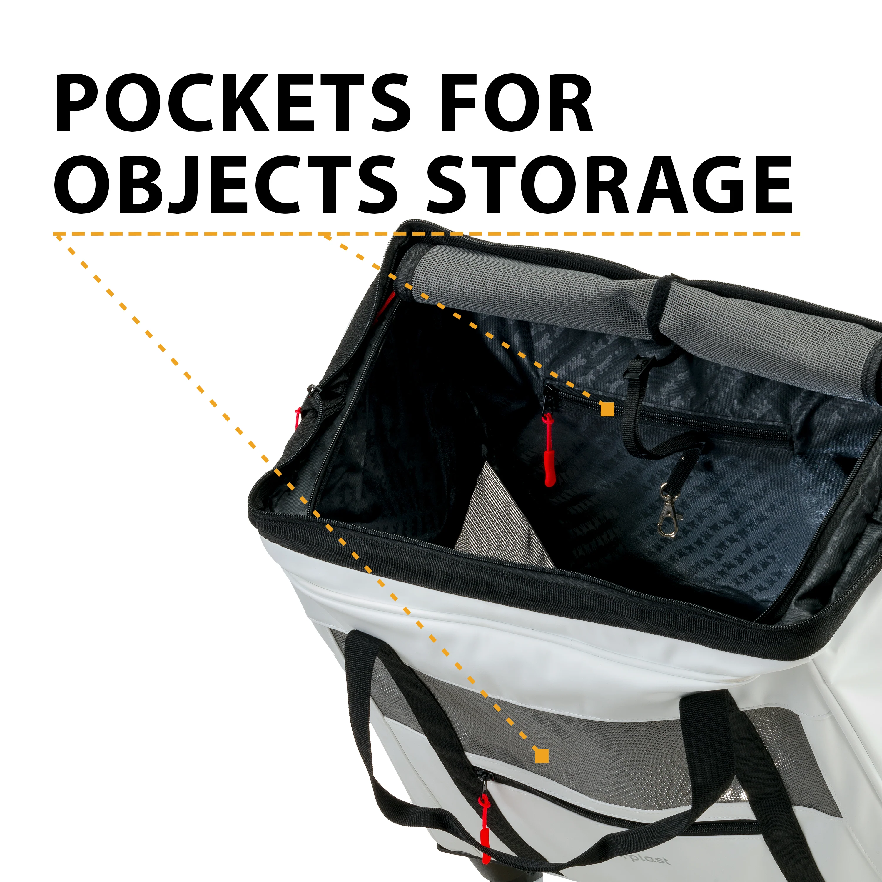 2025 Voyager Trolley von Ferplast – Stilvoller und leichter Trolley aus Kunstleder für Katzen und kleine Hunde bis 15 kg. Mit Rädern, Netzfenstern und Sicherheitsgurt – ideal für komfortables Reisen.