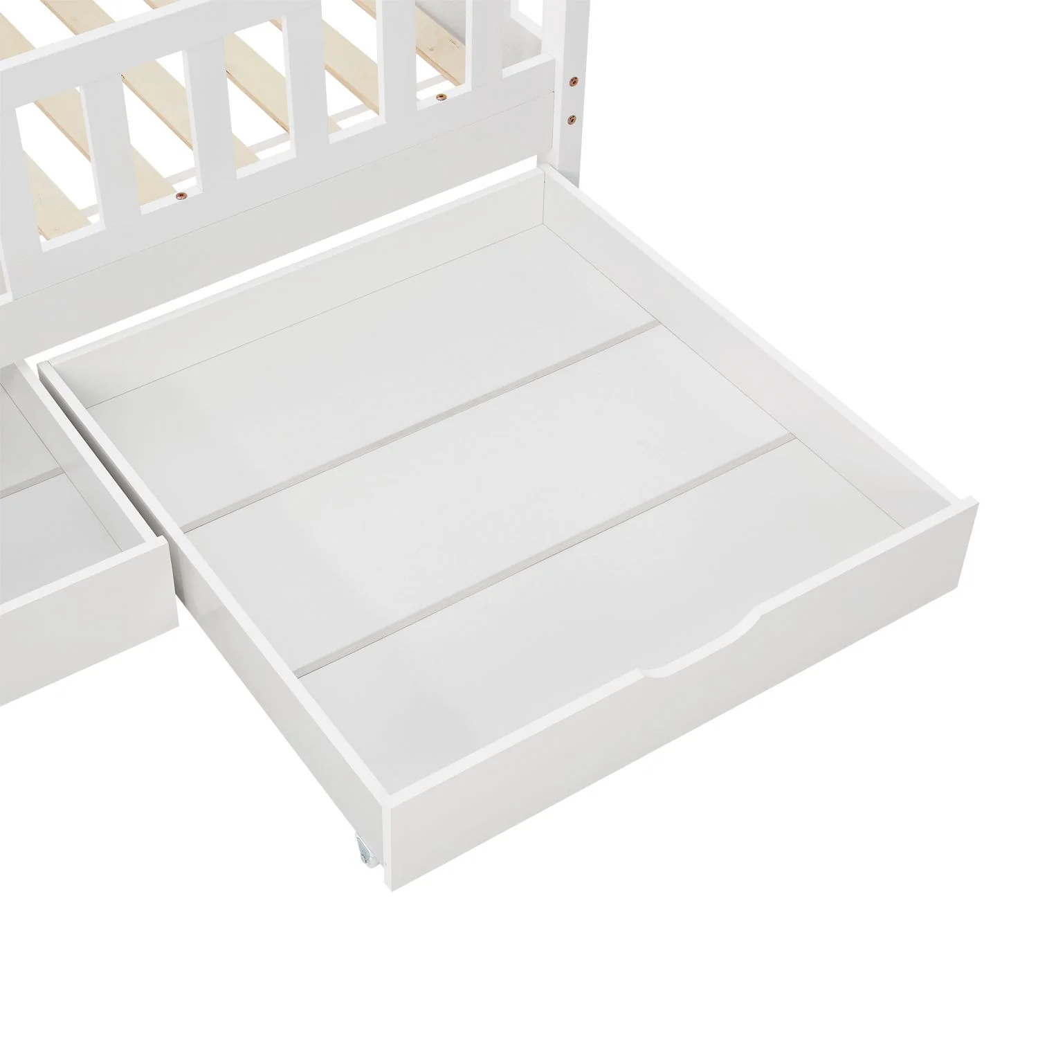 Lit enfant Marli 2025, 90 x 200 cm, avec tiroirs de rangement