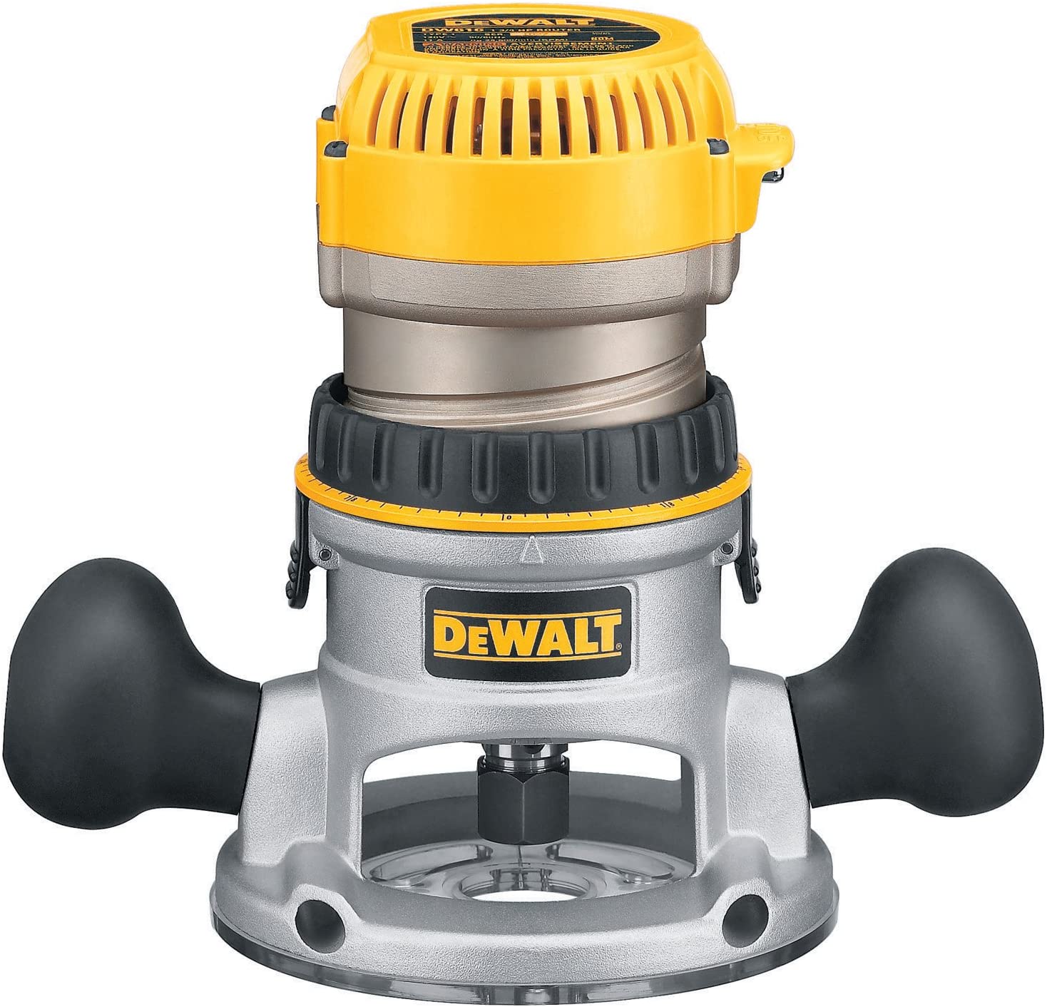 Défonceuse à base fixe Dewalt DW616 (2025). 1,75 CV