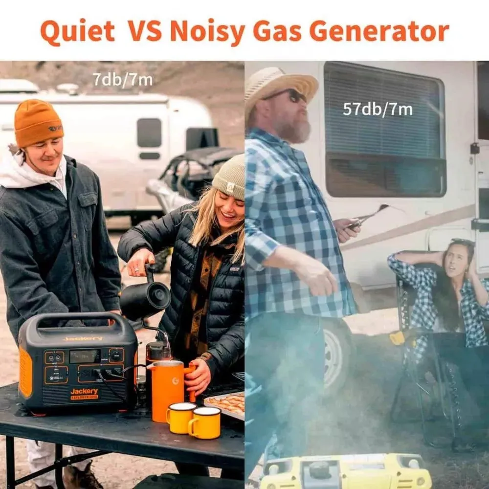 Générateur solaire Jackery 2000 (2025) avec 4 panneaux solaires SolarSaga de 200 W