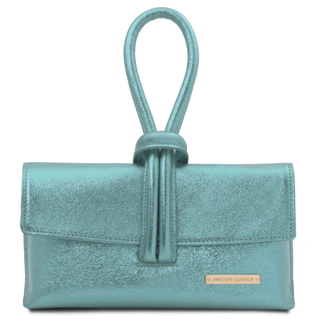 TL Bag - Metallic leather clutch | TL141993