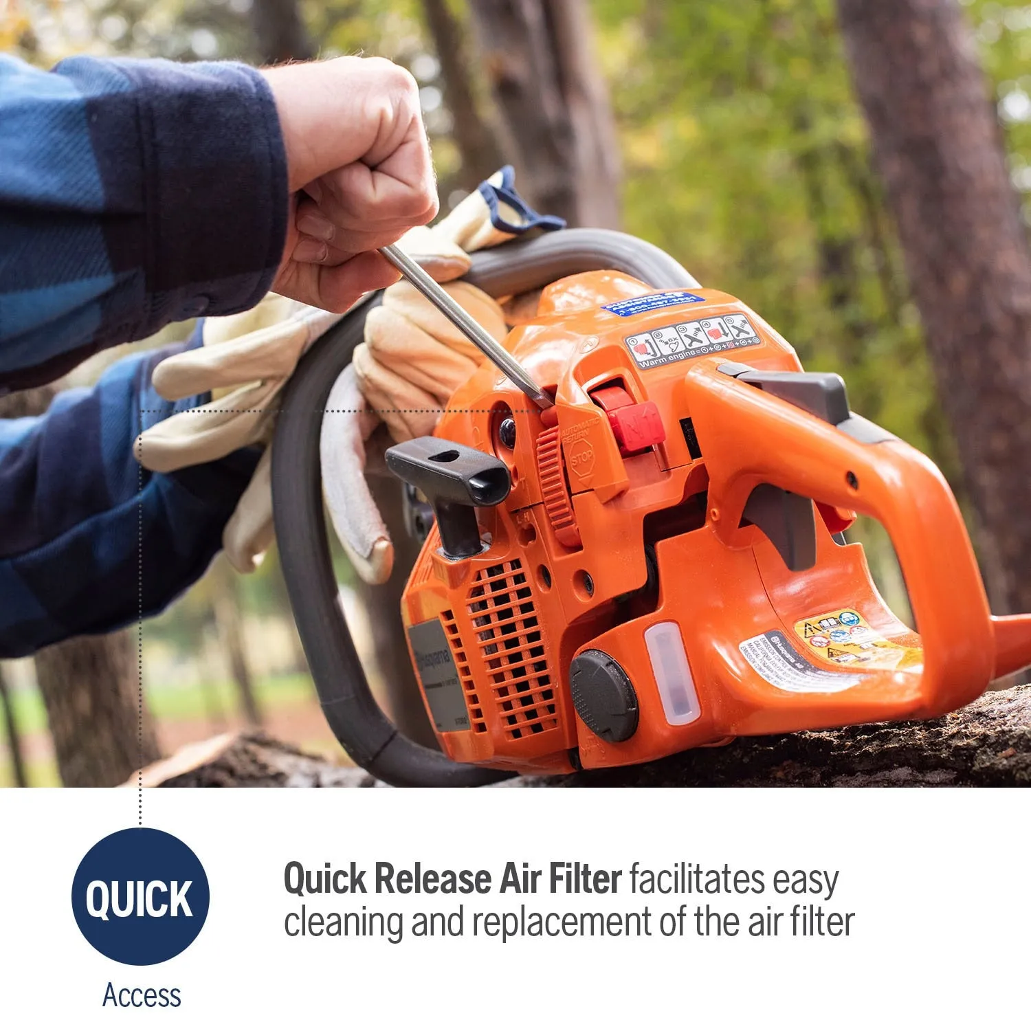 50,2cc, 50 cm totakts benzinmotorsav: model 450 Rancher