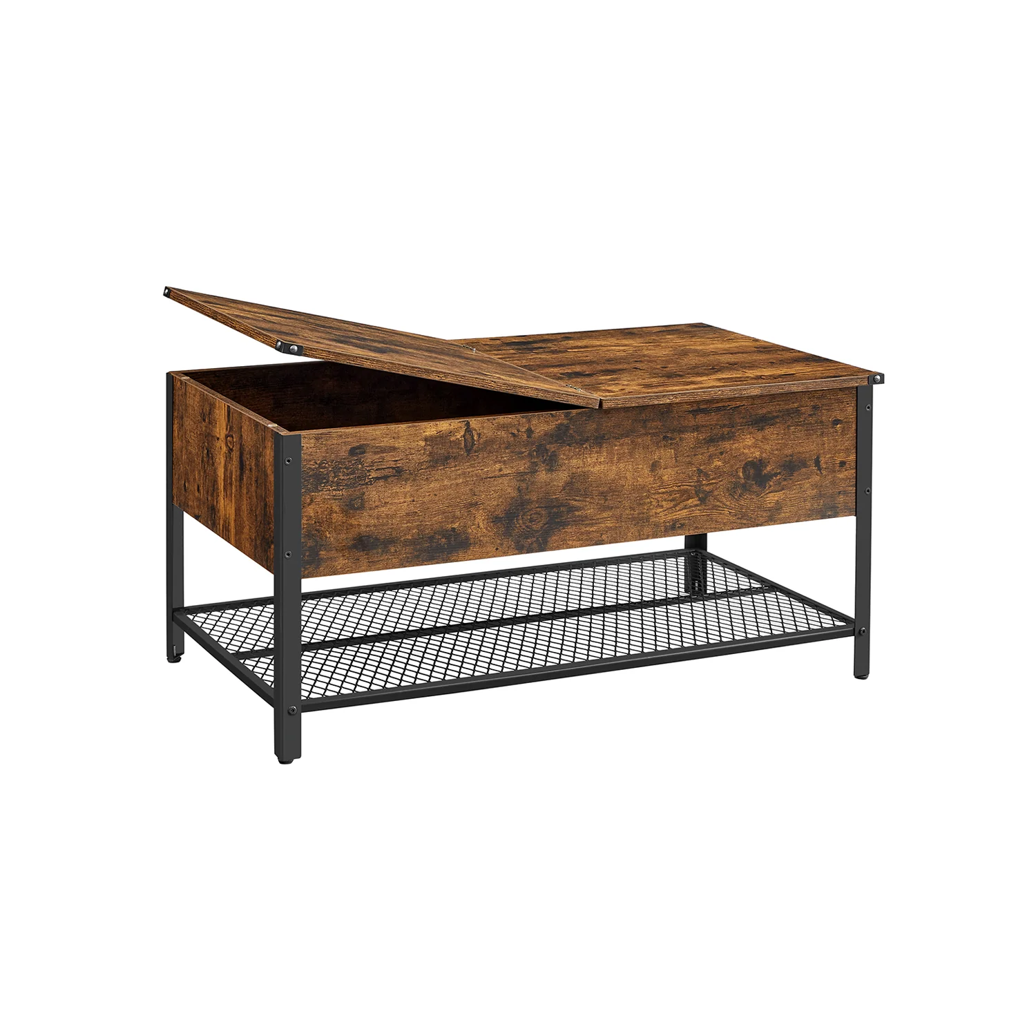 Sofabord med industriel bordplade