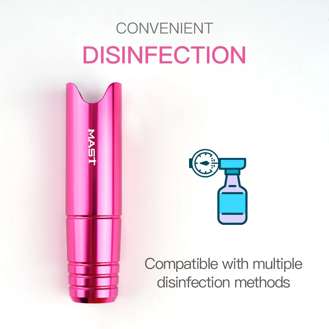 Mast P10 Tattoo-Maschinen-Set mit Halo-Netzteil – SMP