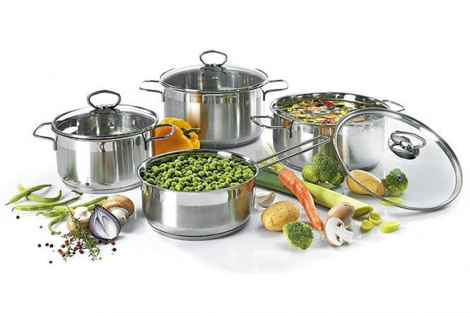 2025 Manhattan køkkengrejsæt i rustfrit stål. 4 dele