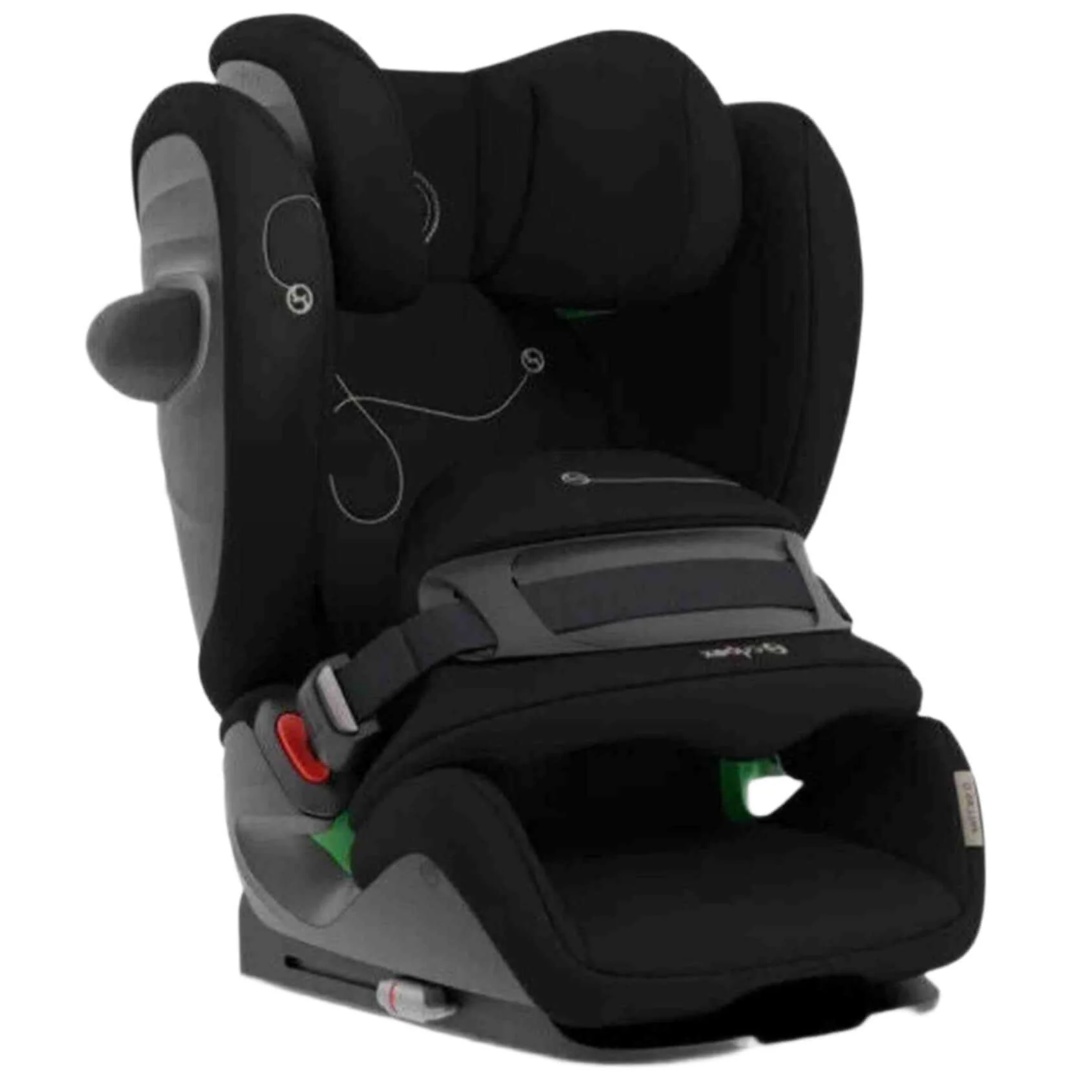 2025 Cybex Pallas G i-Size ISOFIX autostol sort (månesort)