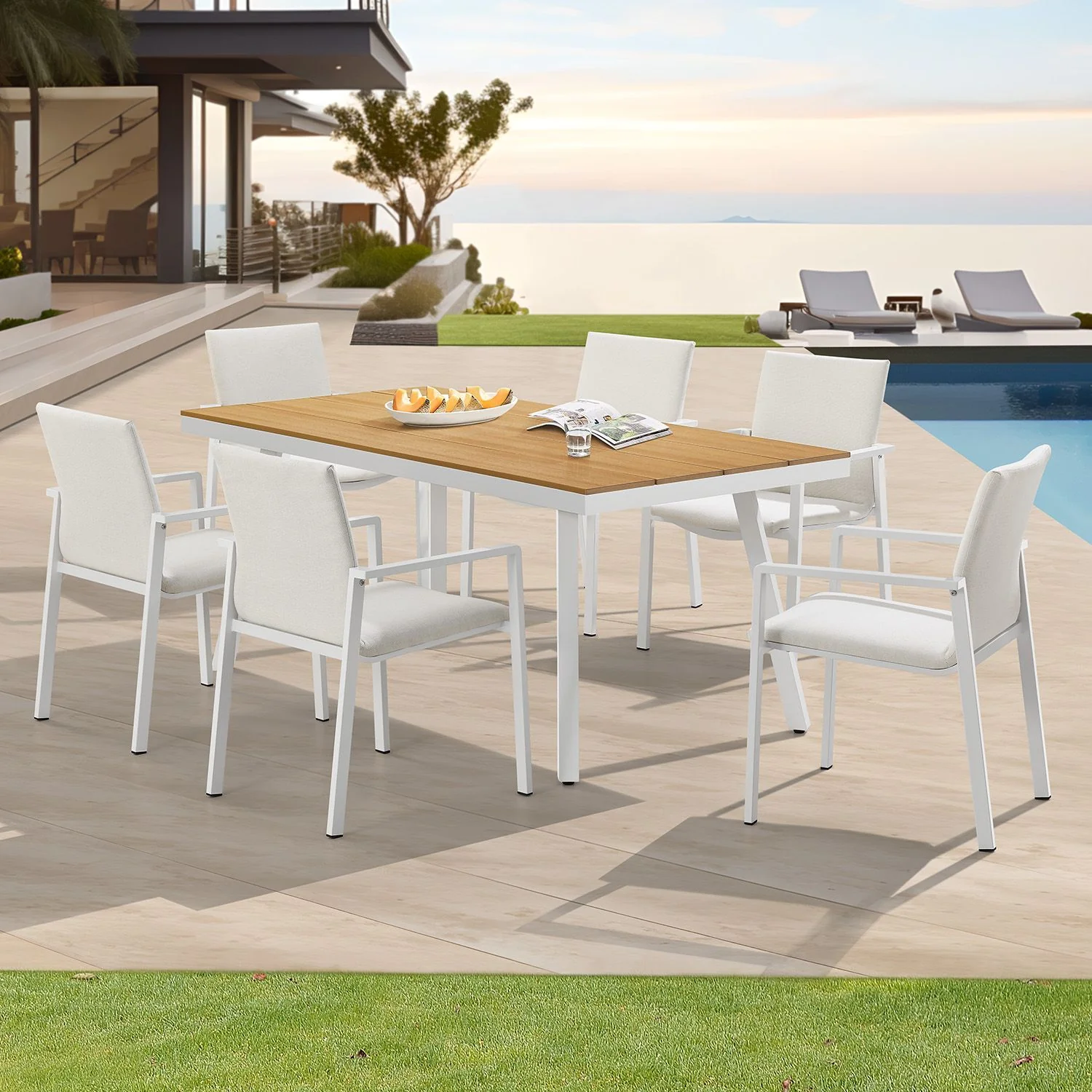 Ensemble de mobilier de jardin haut de gamme Maui 2025
