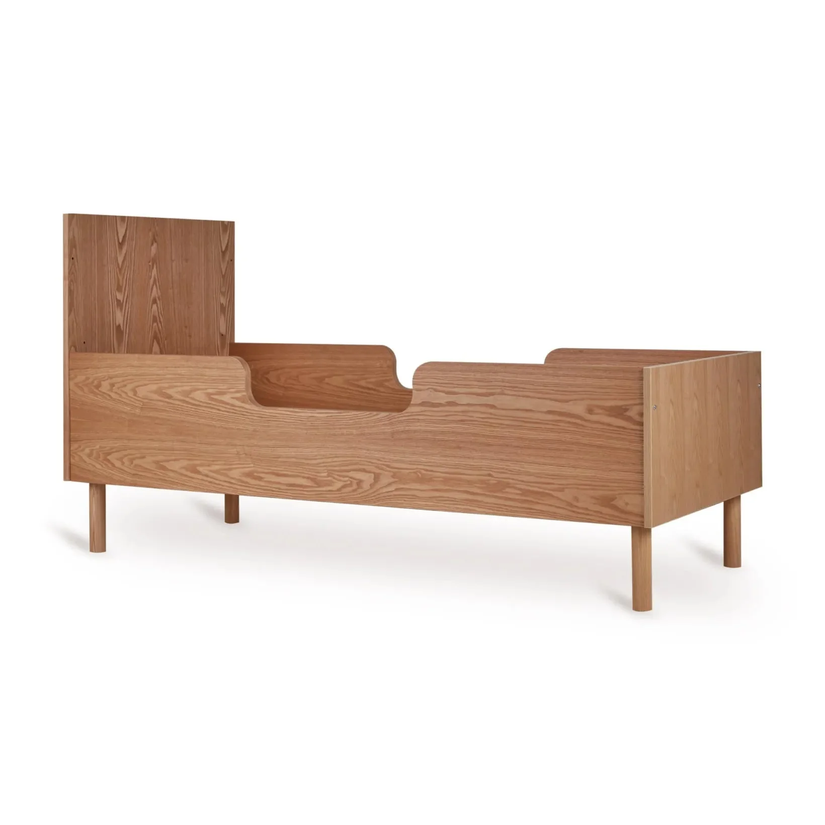 2025 Quax Hai No Ki Junior Kit – Forlænger til tremmeseng 140x70 cm | Kan omdannes til en juniorseng 170x70 cm | FSC-certificeret ask og MDF | Naturlig farve