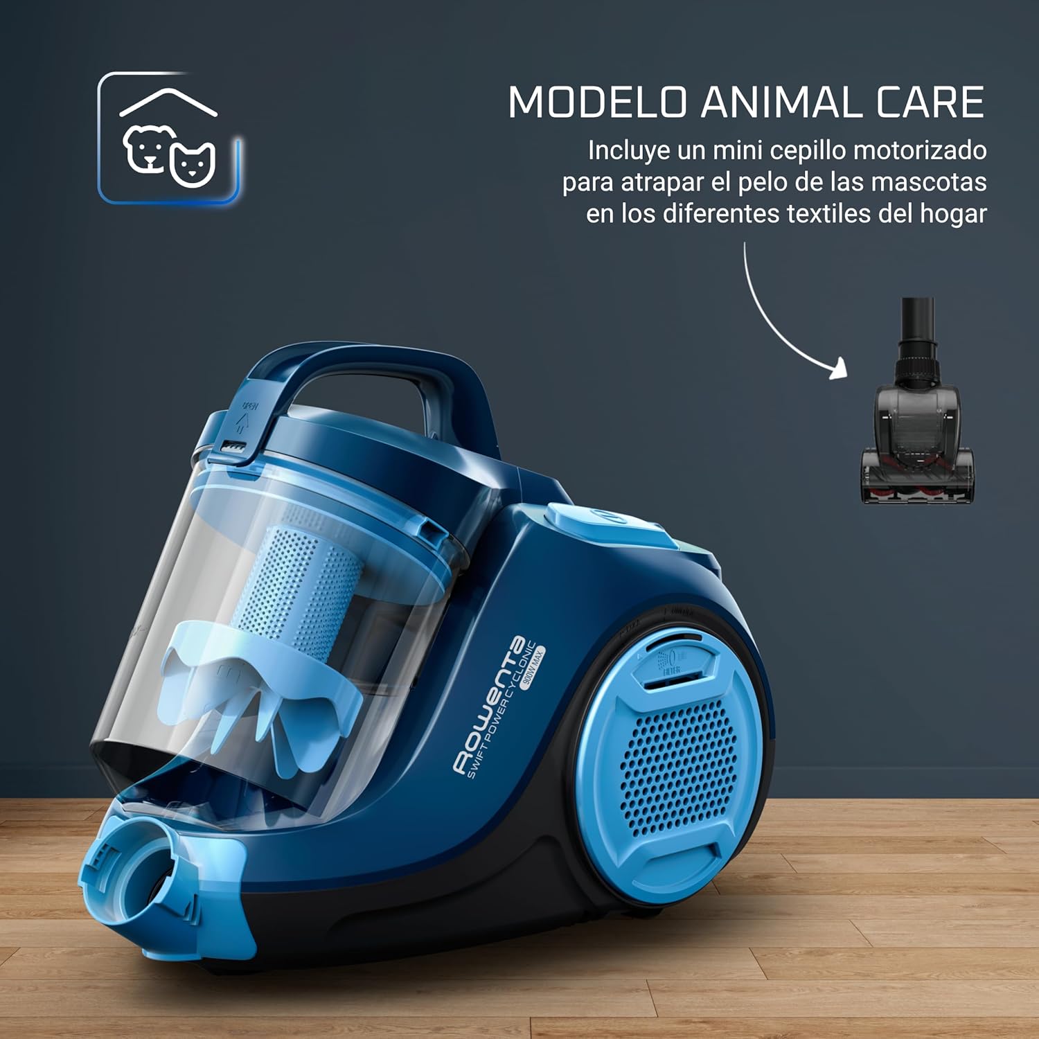 Rowenta Swift Power RO2981 Total Care – Beutelloser Staubsauger mit Zyklonsystem