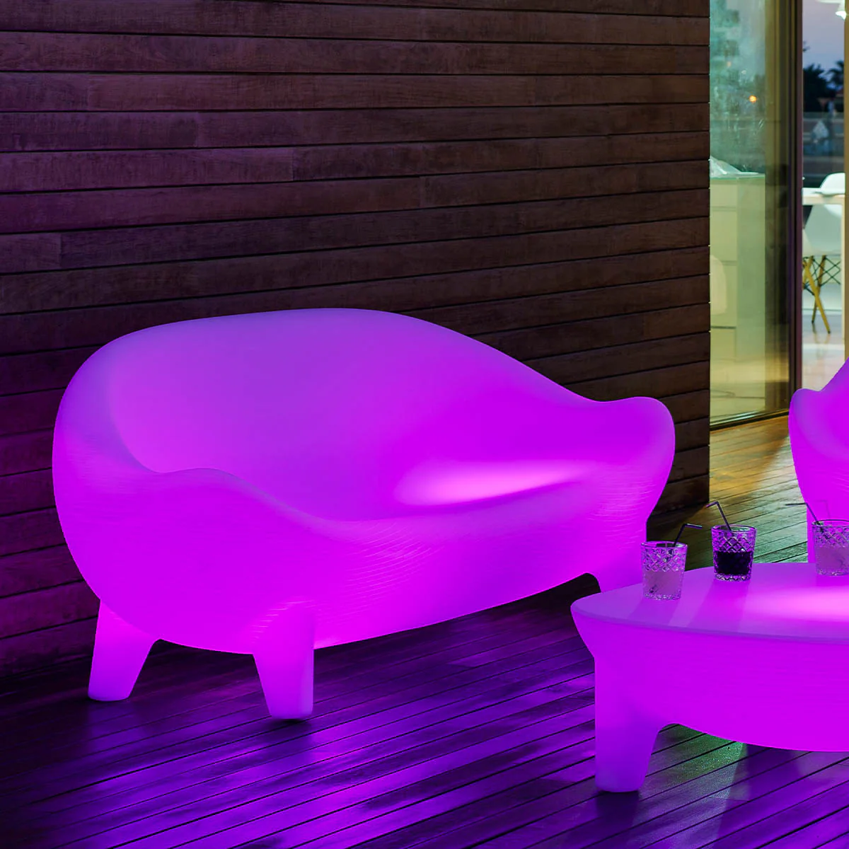 Jamaica Outdoor-Sofa mit Solarbeleuchtung