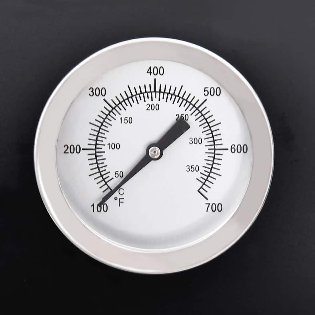 Grillwagen 2025 mit Rollen und Ablagen. Schwarz. Stahl. 115 x 85 x 95 cm. Für den Außenbereich.