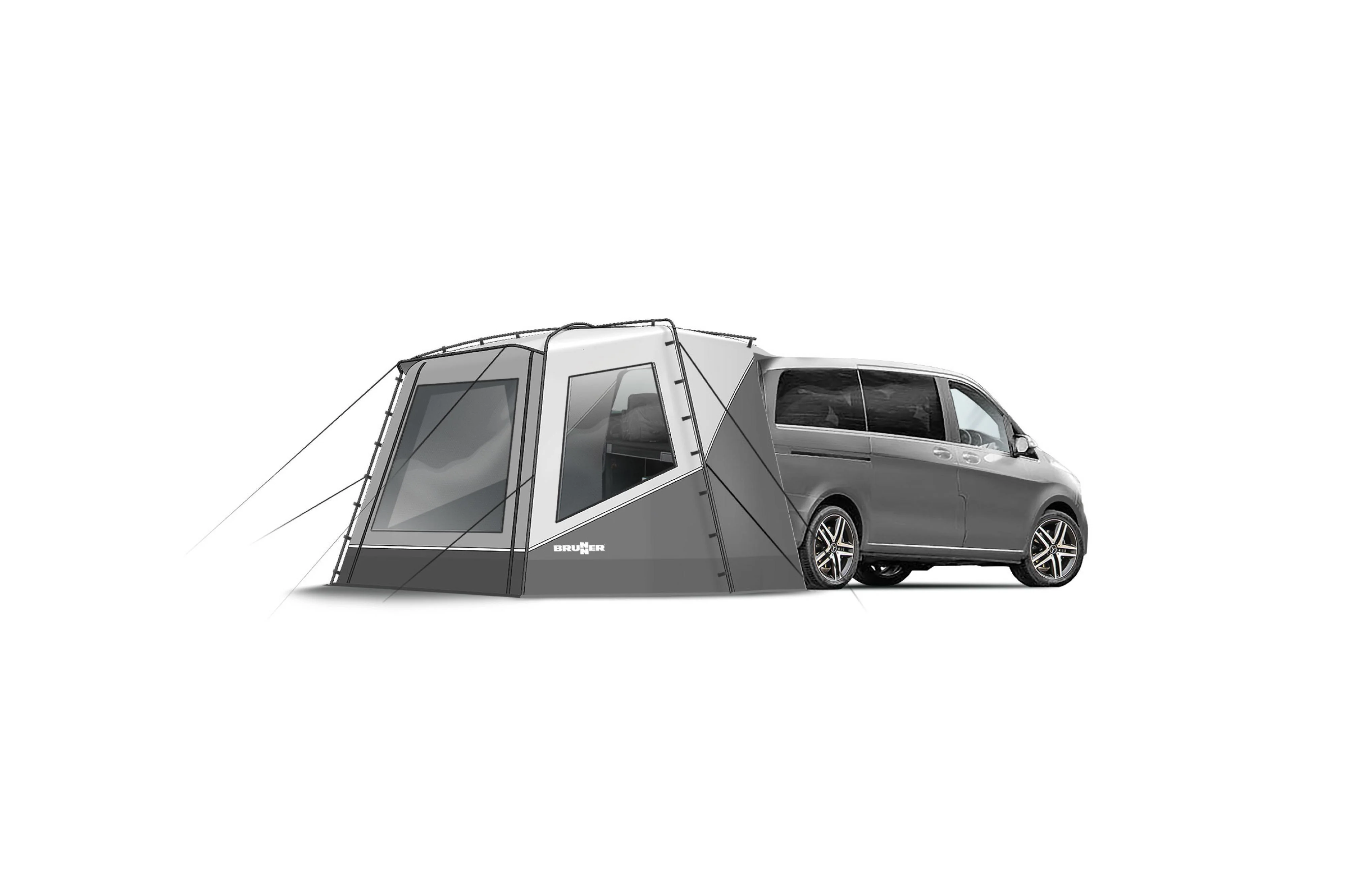 2025 Multifunktionelt fritstående telt til varevogne – op til 220 cm. Stålramme. Store vinduer og flere tilslutningsmuligheder.