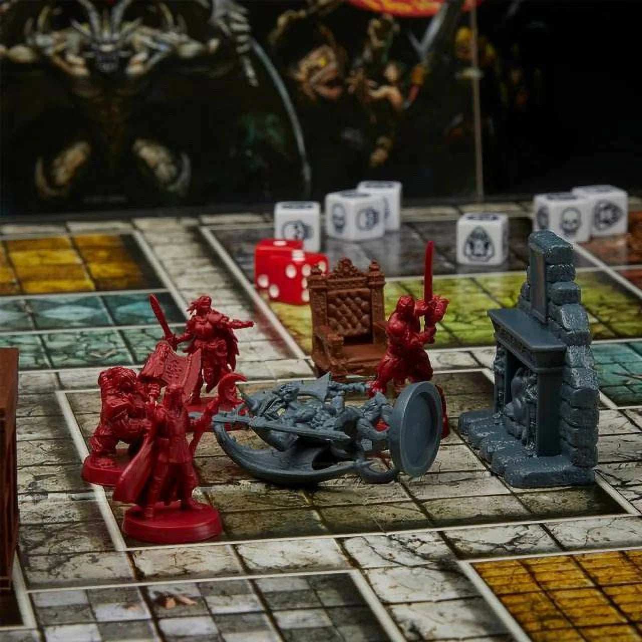 Hasbro Gaming Avalon Hill HeroQuest Brettspiel, Fantasy-Dungeon-Abenteuerspiel für 2-5 Spieler, ab 14 Jahren