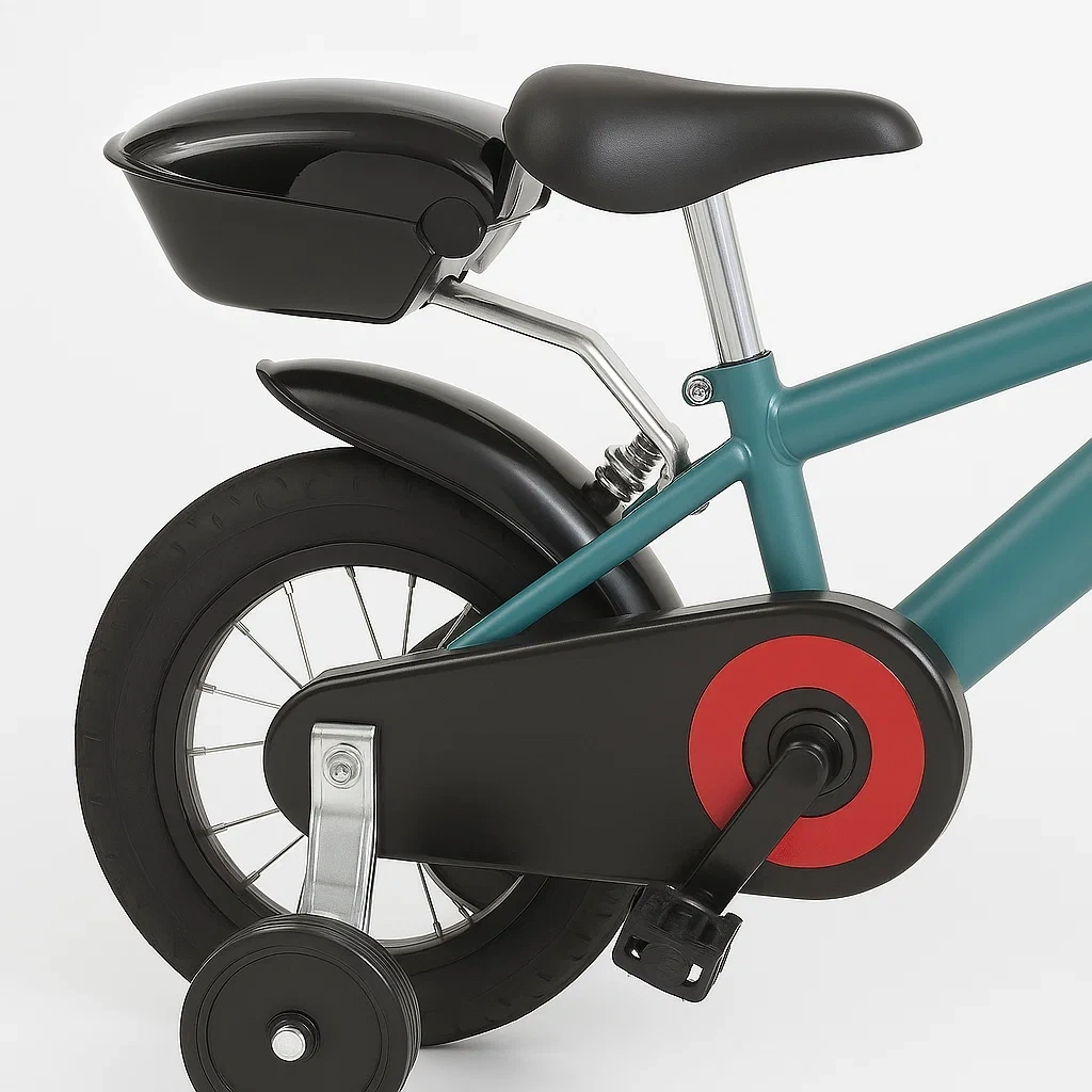 Vélo enfant 12 pouces, bleu/noir, convient aux enfants de 3 à 5 ans - whypUTJMt4YW