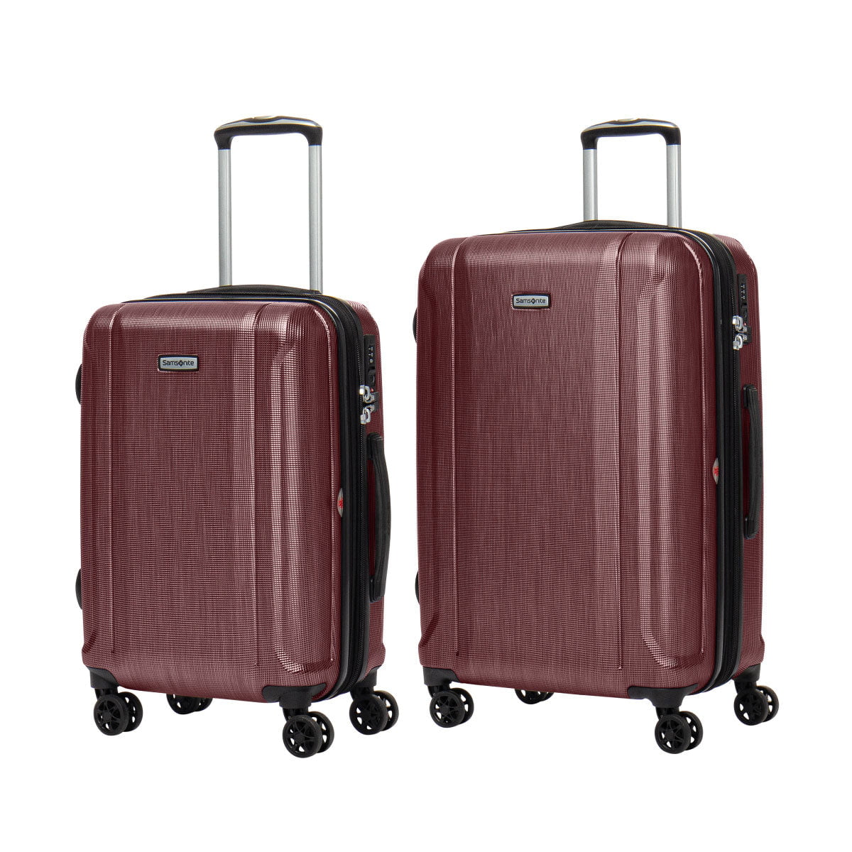 2025 Samsonite Omni 3.0 - 2-delt udvideligt hjulbagagesæt (håndbagage og mellemstor bagage)