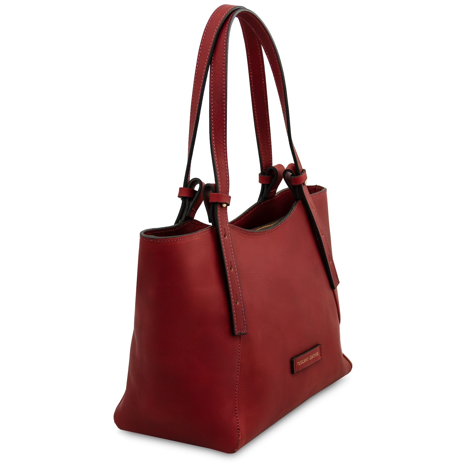 Libra - Long handle leather tote bag | TL142562