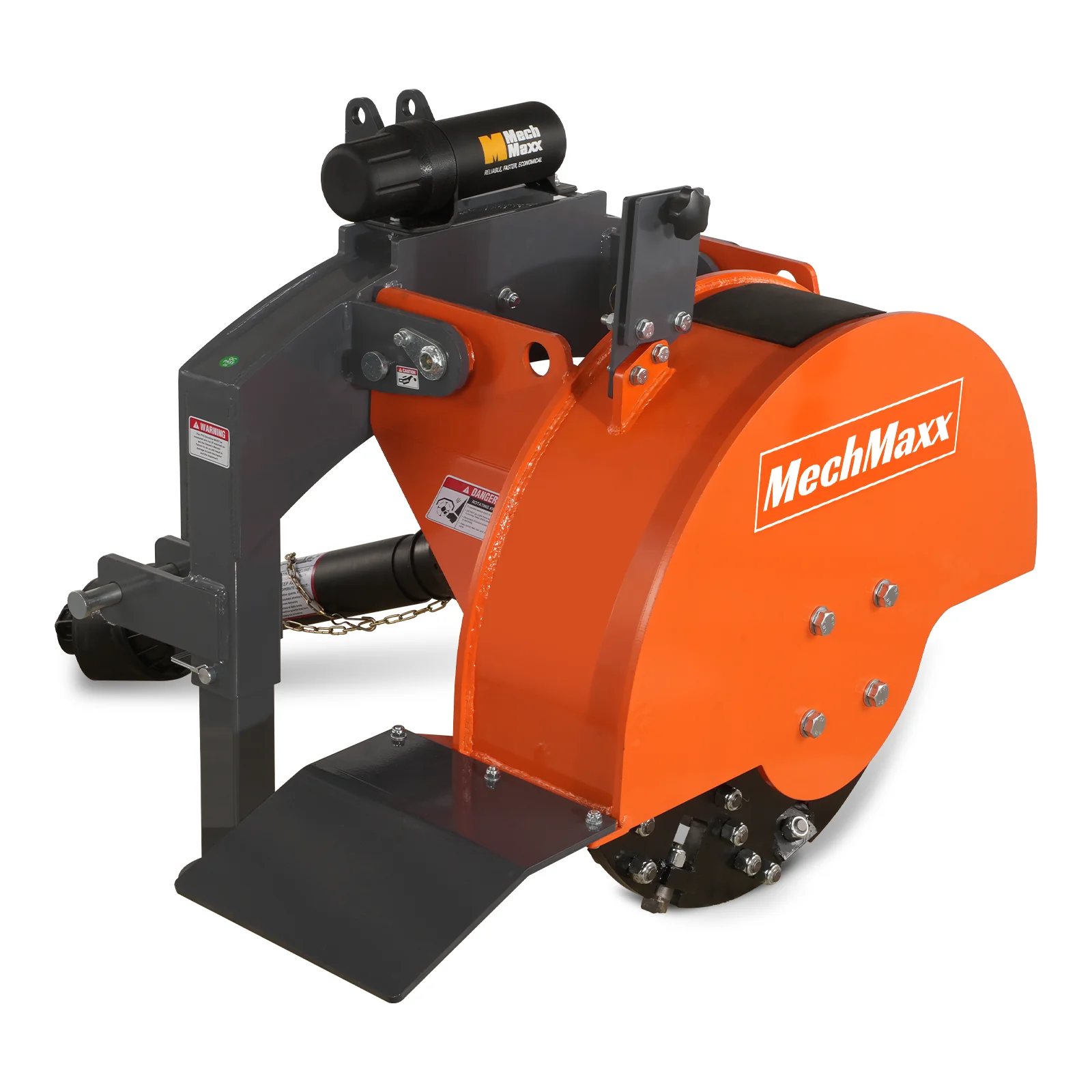 Broyeur de souches MechMaxx SG24 2025 – Attelage de prise de force 3 points avec 34 dents en carbure + arbre de prise de force inclus