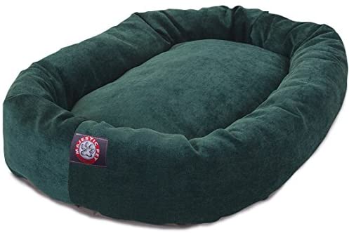 Majestic Pet Villa Bagel Hundeseng | Beroligende donutformet seng, flere størrelser og farver