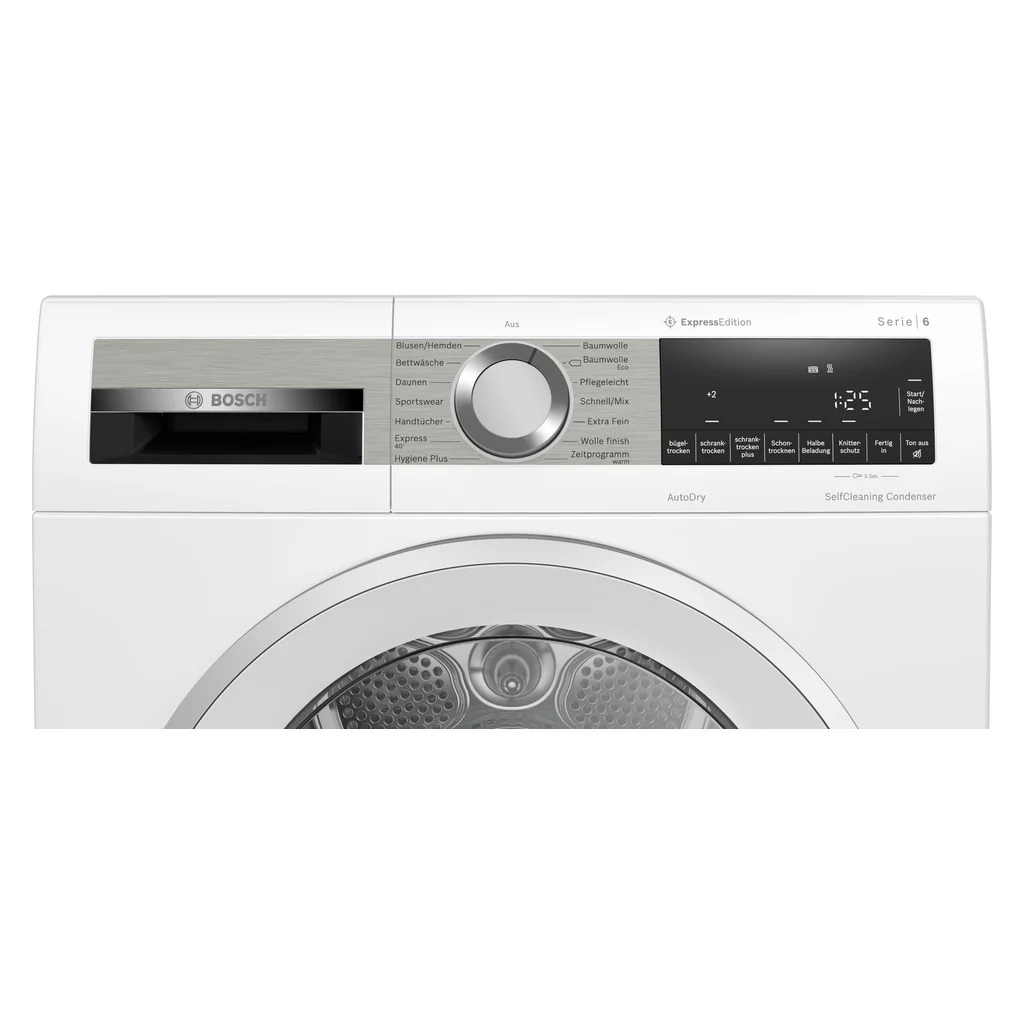 Bosch Serie 6 Wärmepumpentrockner WQG235DH0, 8 kg, Weiß, Energieeffizienzklasse A+++ (Modelljahr 2025)