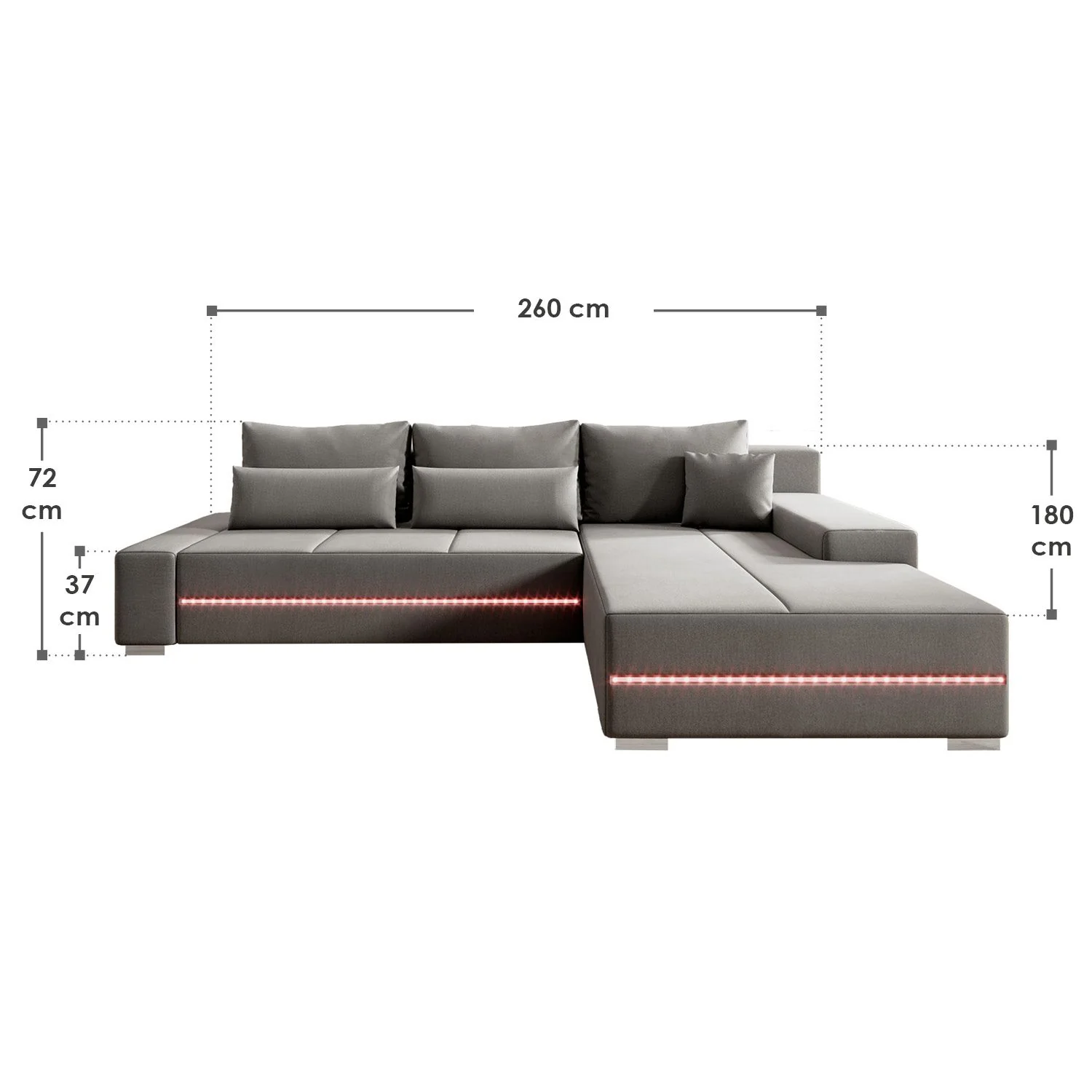 2025 Davos Sofa mit LED