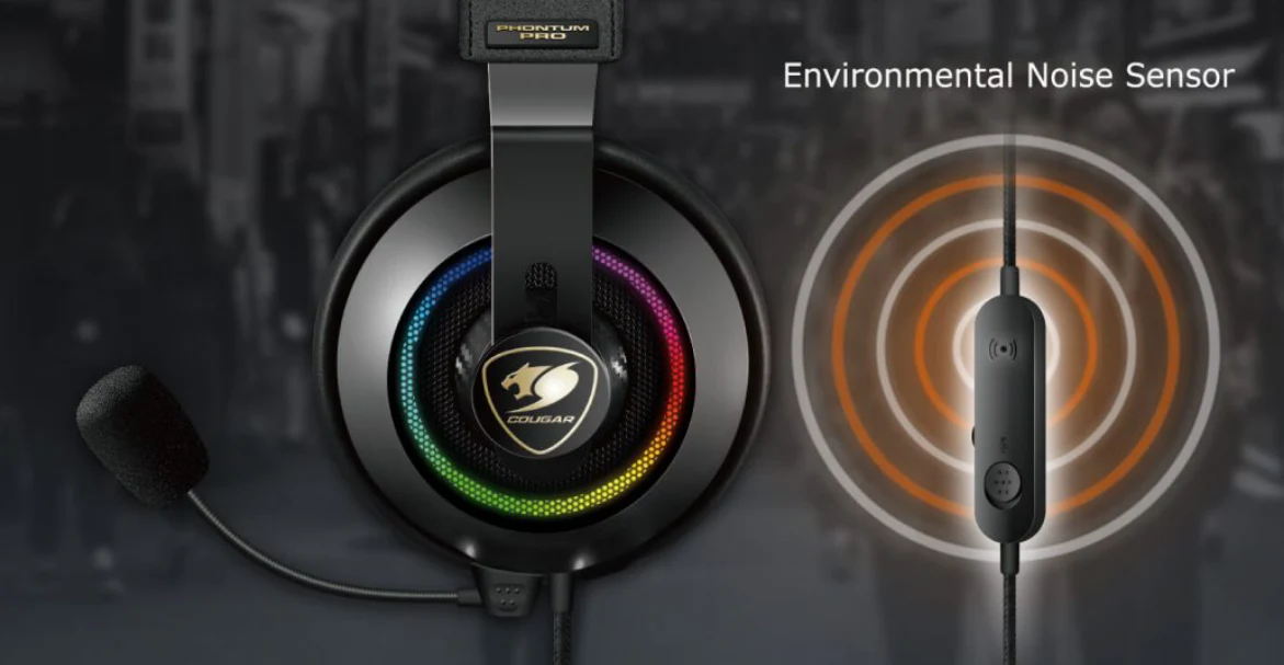 2025 Cougar Phontum Pro Prix USB 7.1 Gamer-hovedtelefoner – Multiplatform