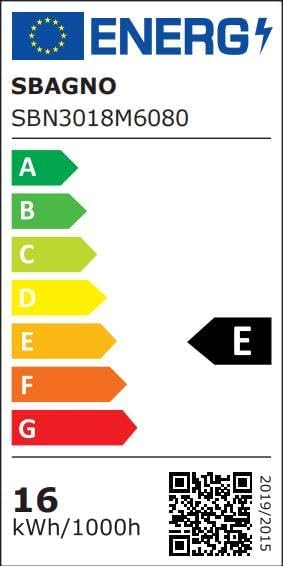 S'bagno badeværelsesspejl med lys 1200x700mm, IP44 - badeværelsesspejl med LED og Bluetooth, antidugfunktion / 3 lysfarver (3000K, 4000K, 6500K) / Dæmpbar / Memory, lodrette eller vandrette badeværelsesspejle med LED