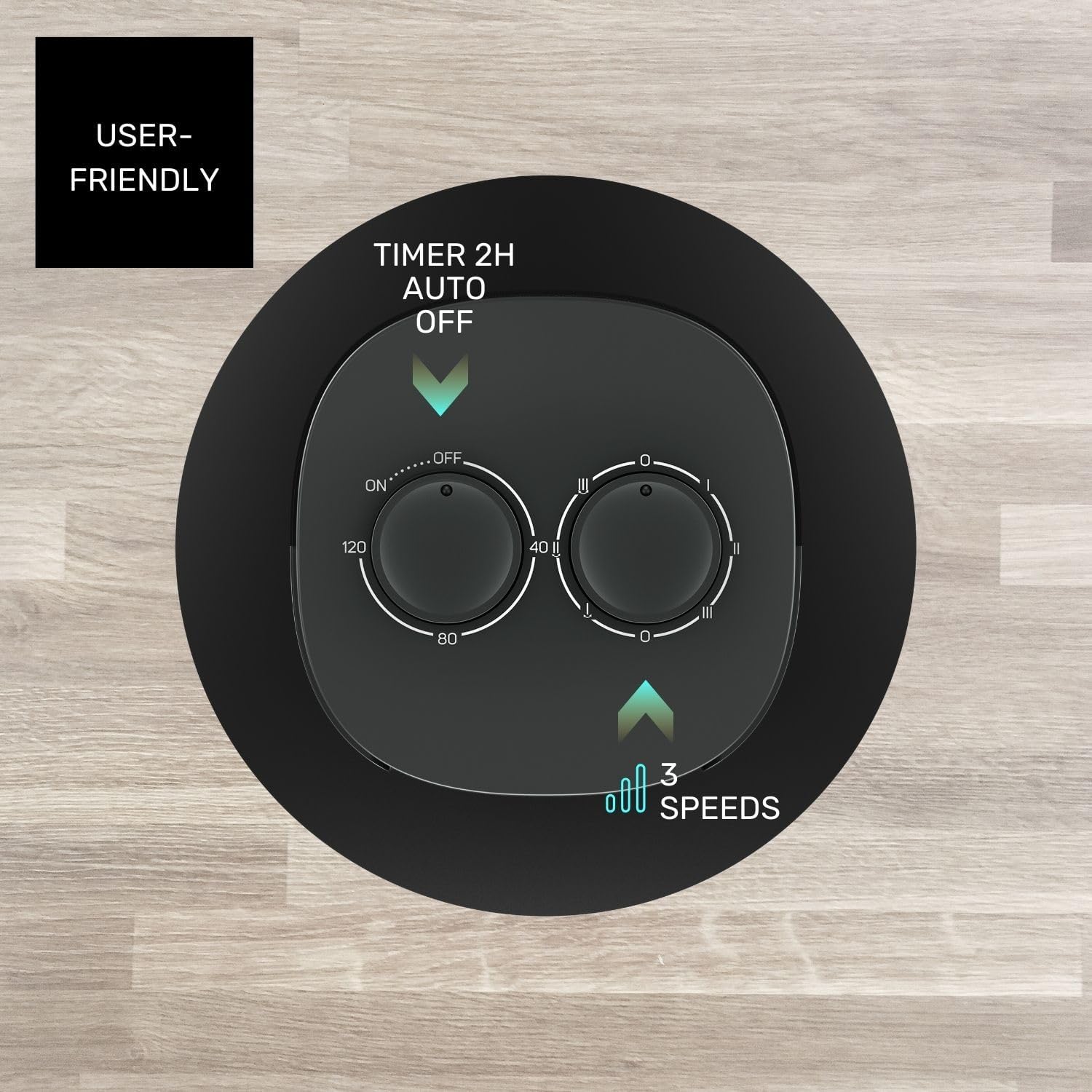 Ventilateur tour Taurus - New Babel 50 W, hauteur 86 cm