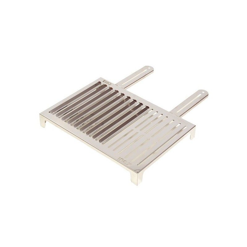 Großer Edelstahl-Grill für alle Grillarten. (Her damit!)