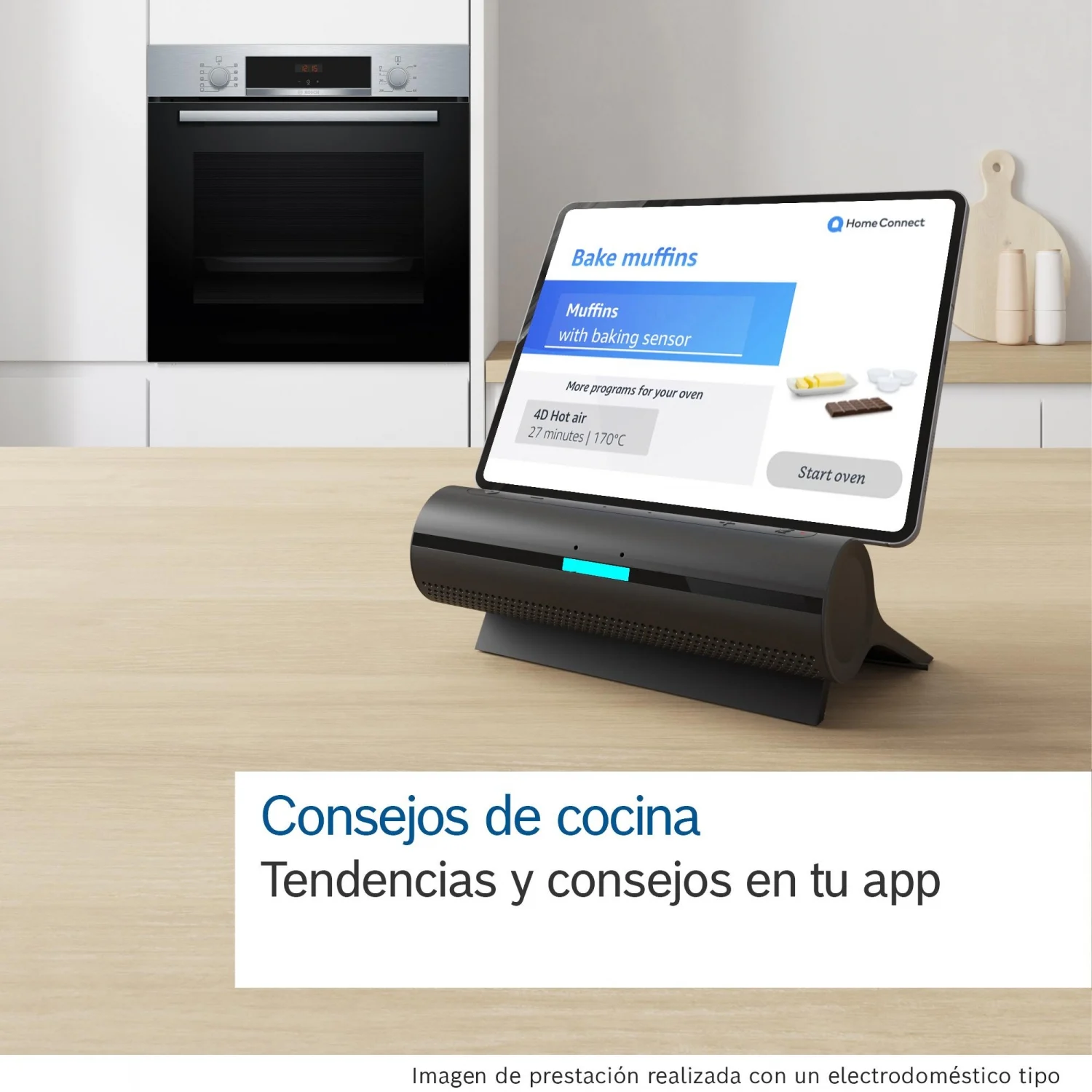 Bosch Multifunktionsbackofen 4HBA574ES3, 3600 W, 71 l, Klapptür, 7 Kochfunktionen, Energieeffizienzklasse A+ – Edelstahl