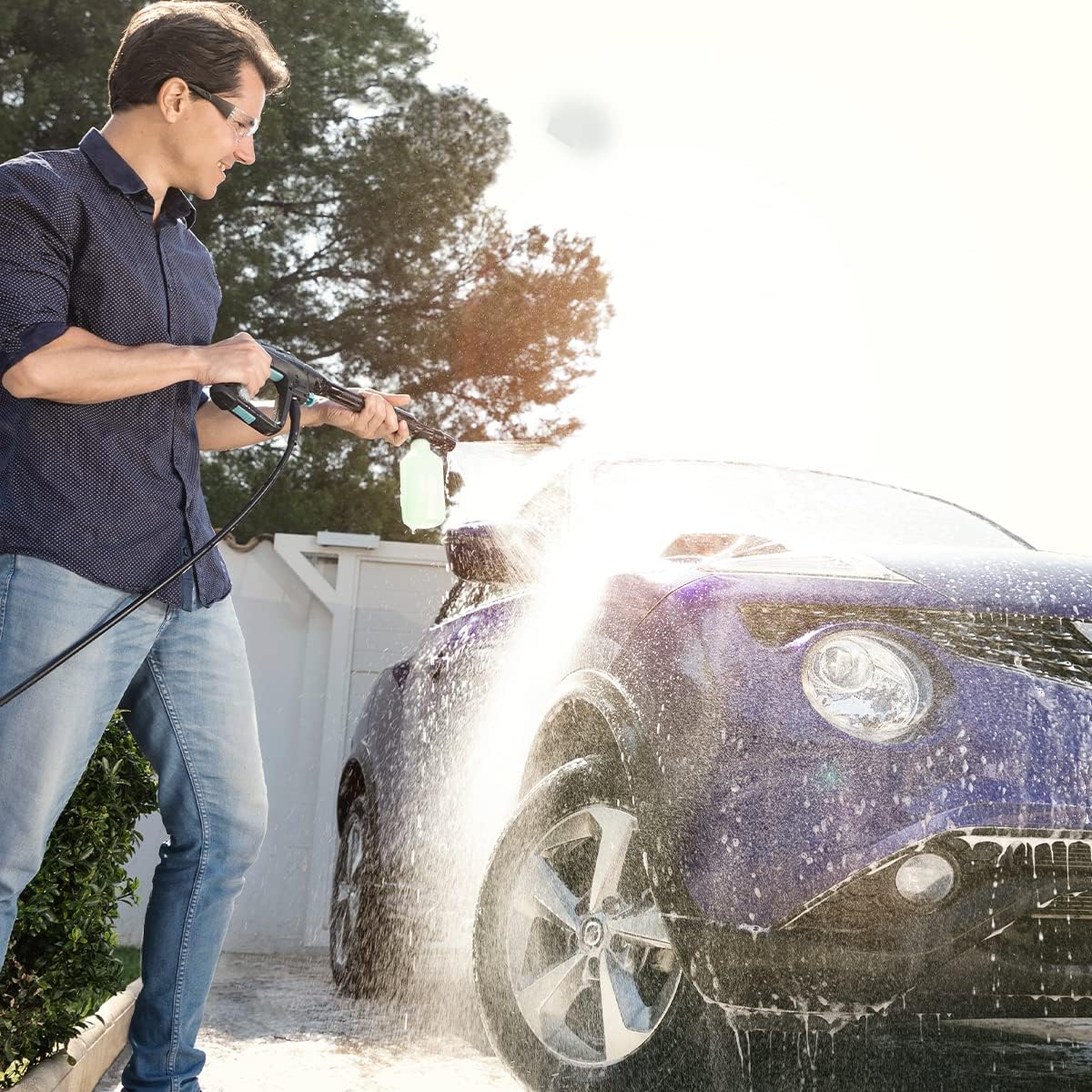 Cecotec HydroBoost 2400 AdvanceClean højtryksrenser. 2400W, Hjem, Have eller Bil, Flowhastighed på 480l/t, 180 trykbarer, Aluminiumpumpe, Aktionsradius 14 m