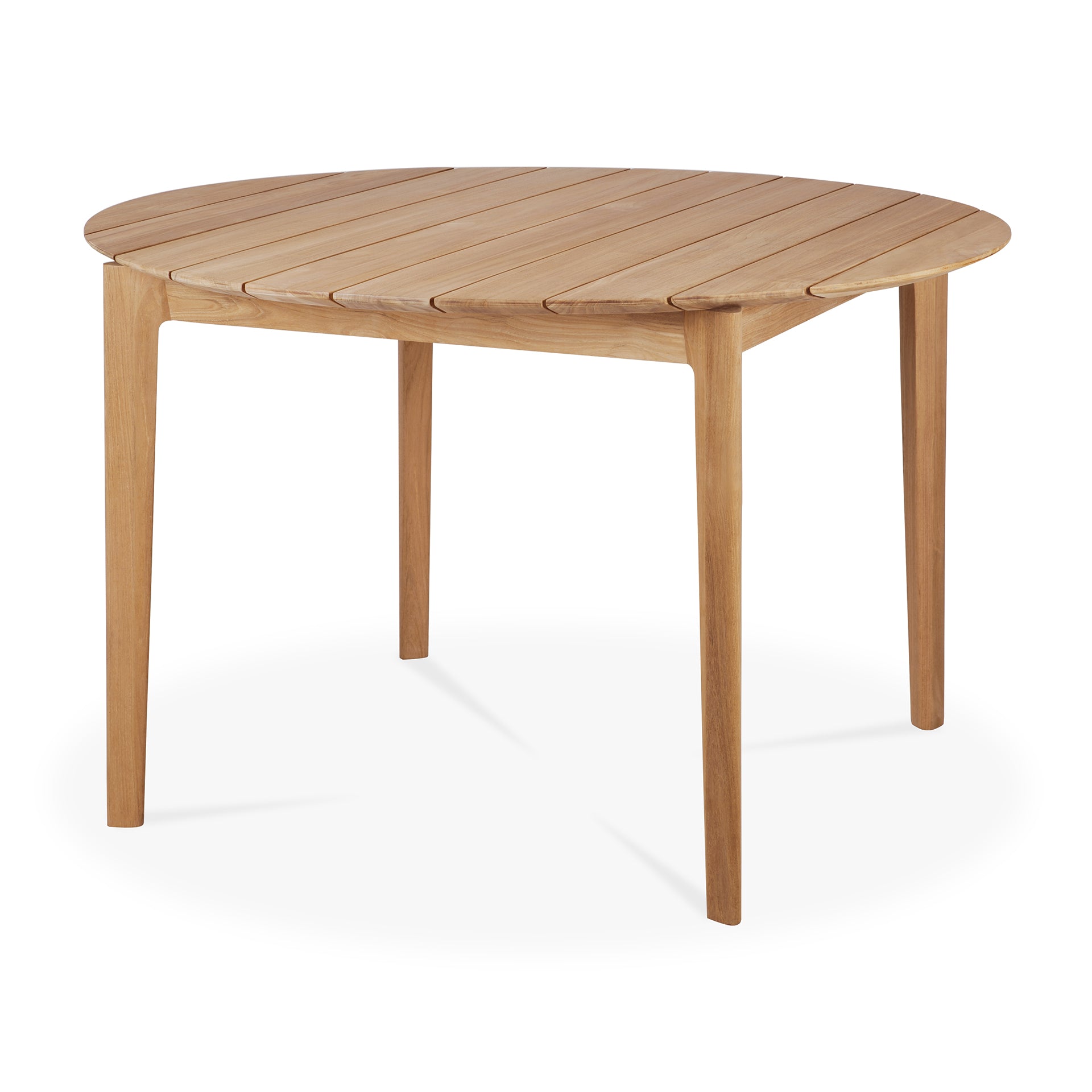 Bok Outdoor Round Dining Table - Natural Teak