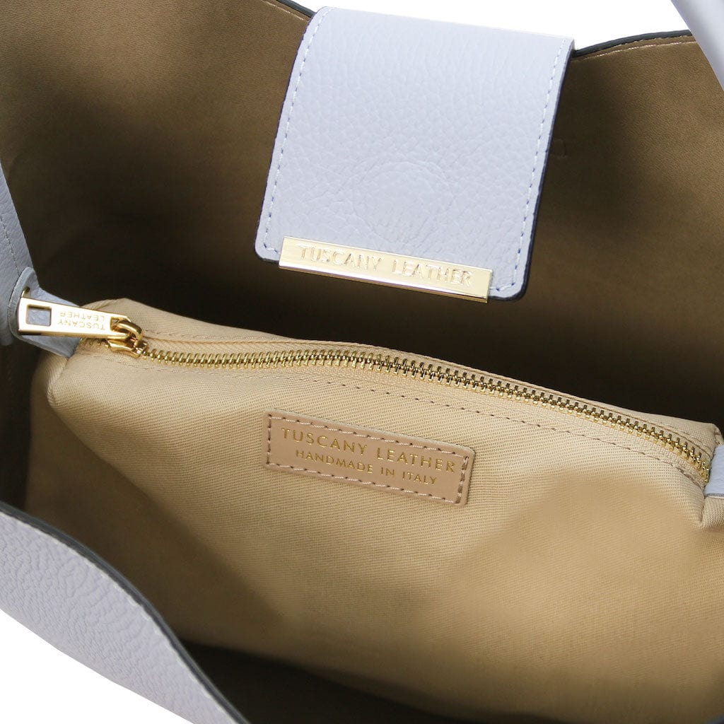 Clio - Pebbled leather bucket bag | TL142356