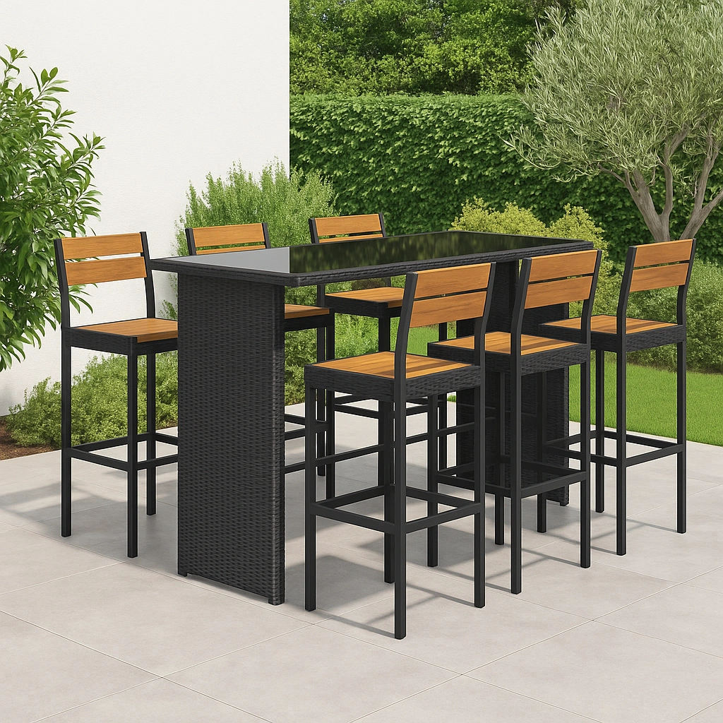 Ensemble table et chaises de jardin d