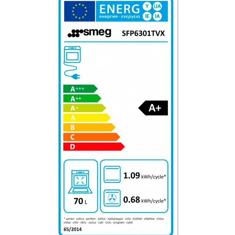 Smeg SFP6301TVX Backofen