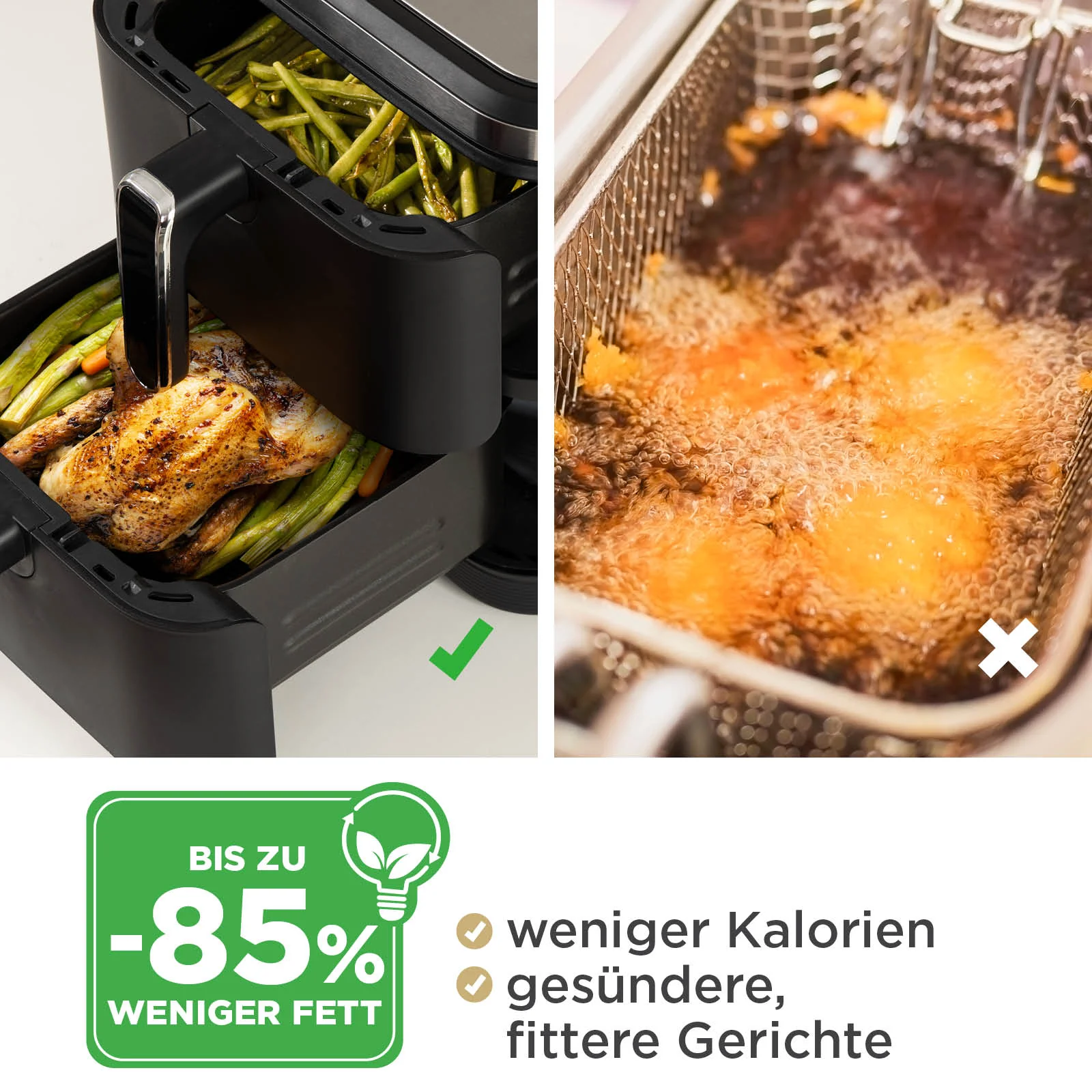 Rosmarino Tower XXL Heißluftfritteuse 2025 – 10,4 l