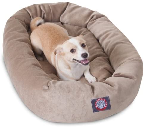 Majestic Pet Villa Bagel Hundeseng | Beroligende donutformet seng, flere størrelser og farver