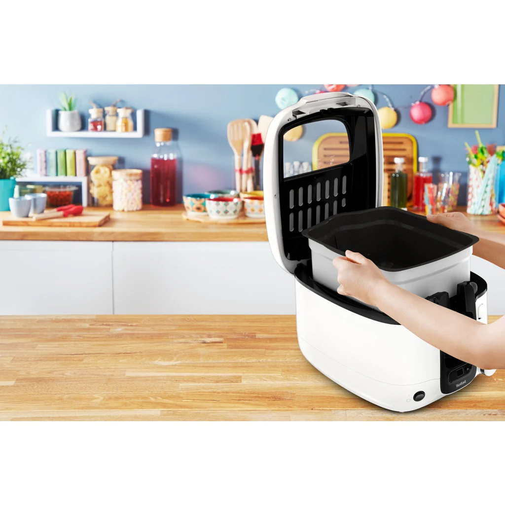 2025 Tefal Super Uno FR314030 Weiße Fritteuse