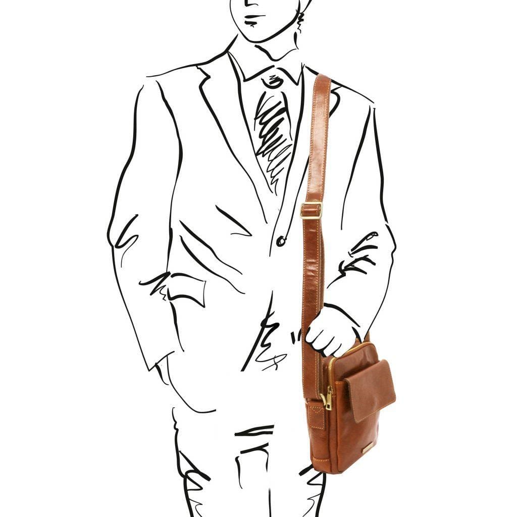 Larry - Leather Crossbody Bag | TL141915