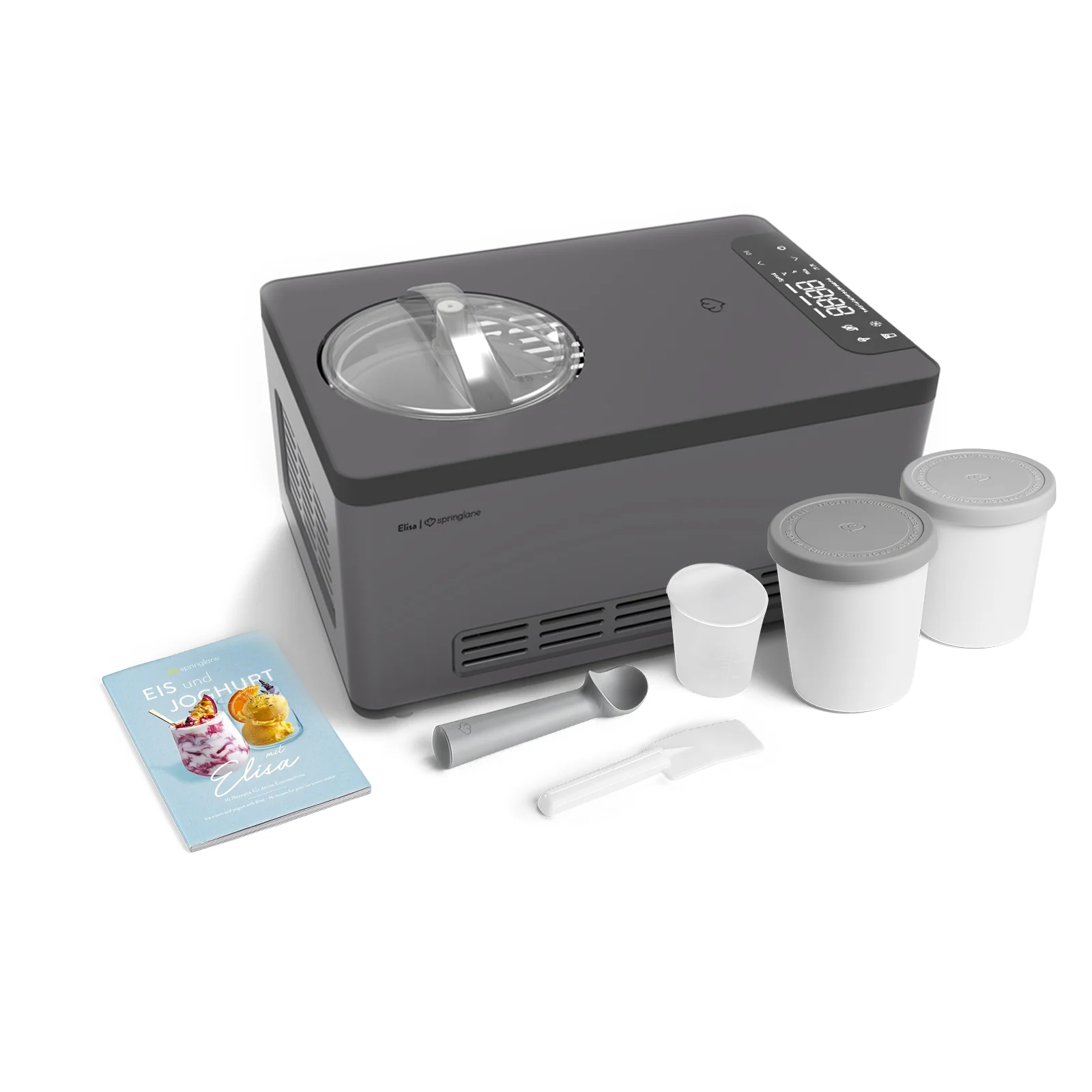 2025 Elisa 2,0 liters køleskab – sort eller sølv