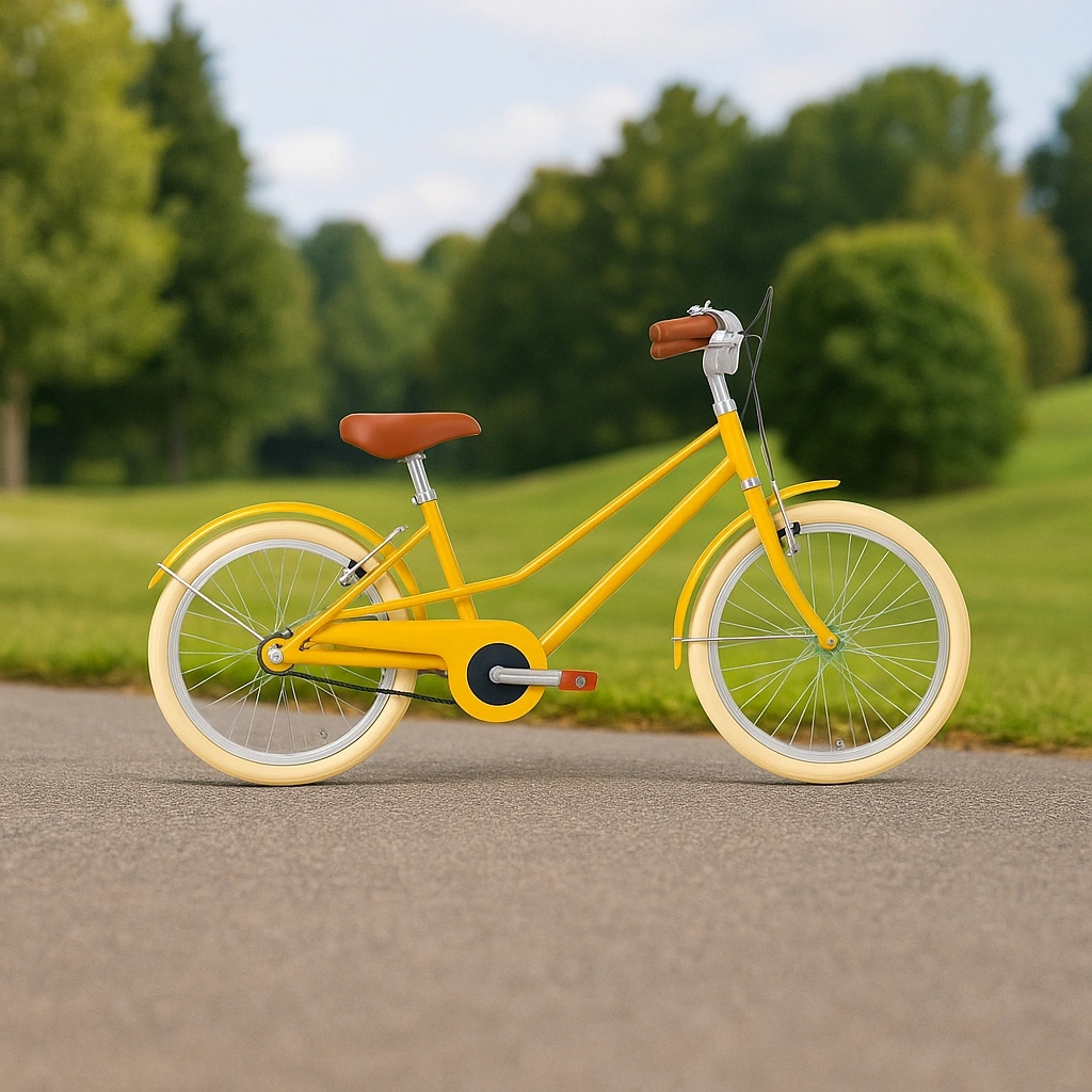 Vélo enfant jaune/acier - RZFTCWSp90VQ