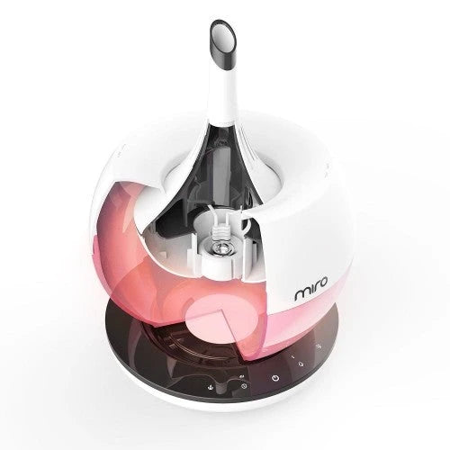 MIRO-NR08M Vollständig waschbarer, modularer Luftbefeuchter für große Räume, leicht zu reinigen, einfach zu bedienen, Luma Touch – Hochwertiger Kaltnebel-Luftbefeuchter. Touch-Steuerung, farbige LED-Beleuchtung, leistungsstarke Befeuchtung.