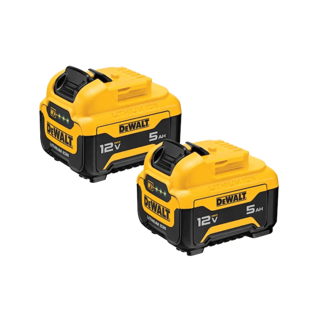 Sæt med 2 litium-ion-batterier 12V MAX.* 5,0 Ah – Model DCB126-2