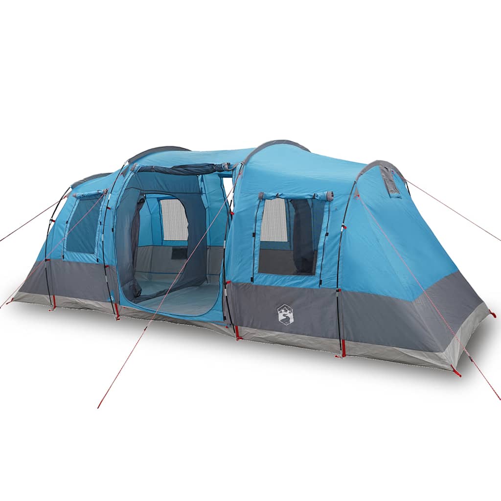 Tente tunnel bleue imperméable 2025 pour 4 personnes V6491