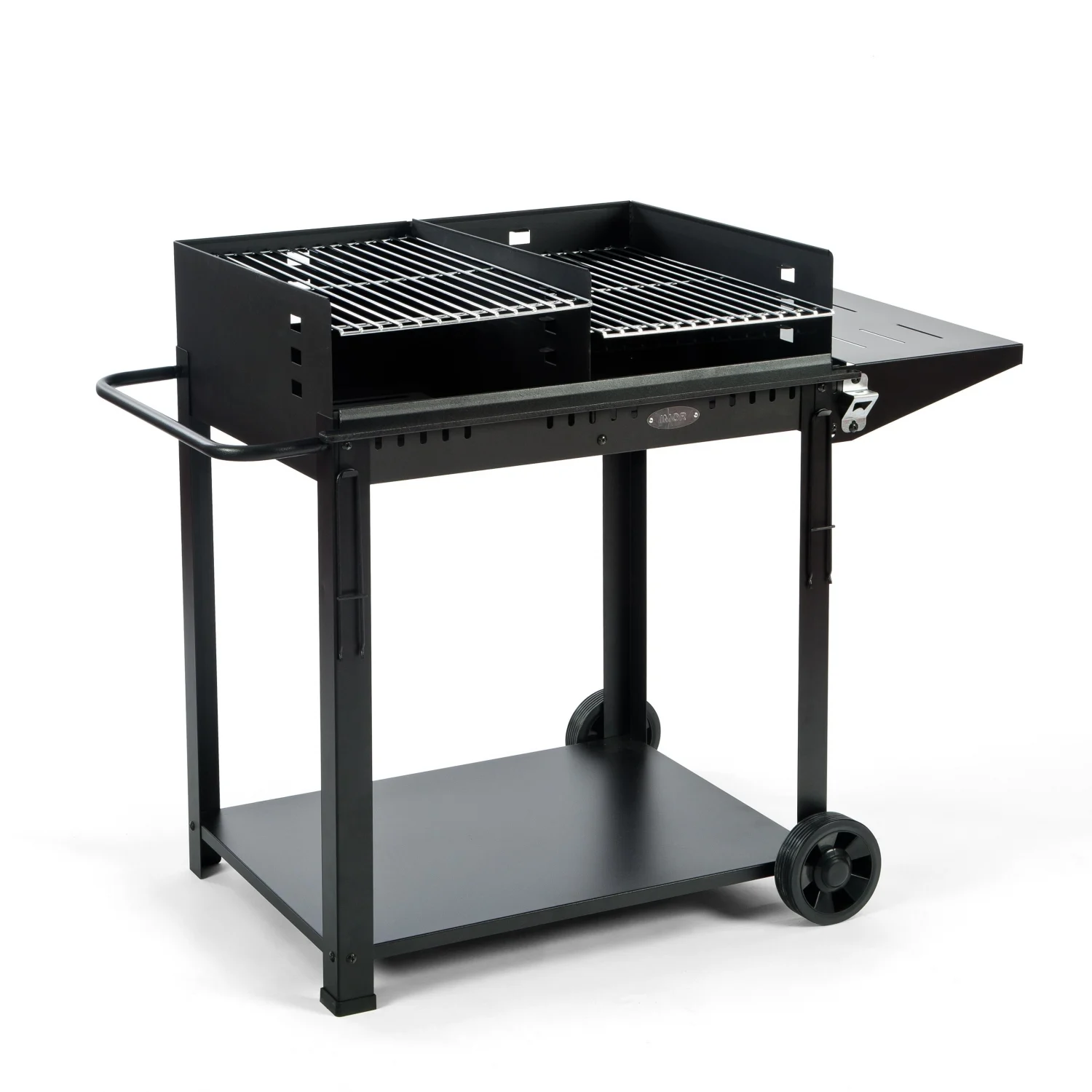 Santillana Holzkohlegrill mit zwei Frontgrills