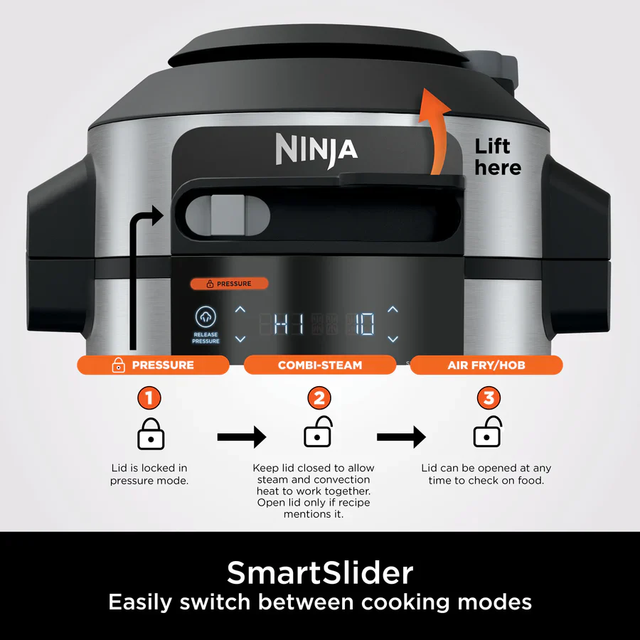 2025 Opdag Ninja® Foodi® SmartLid™ 14-i-1 7,5-liters multikogeren
