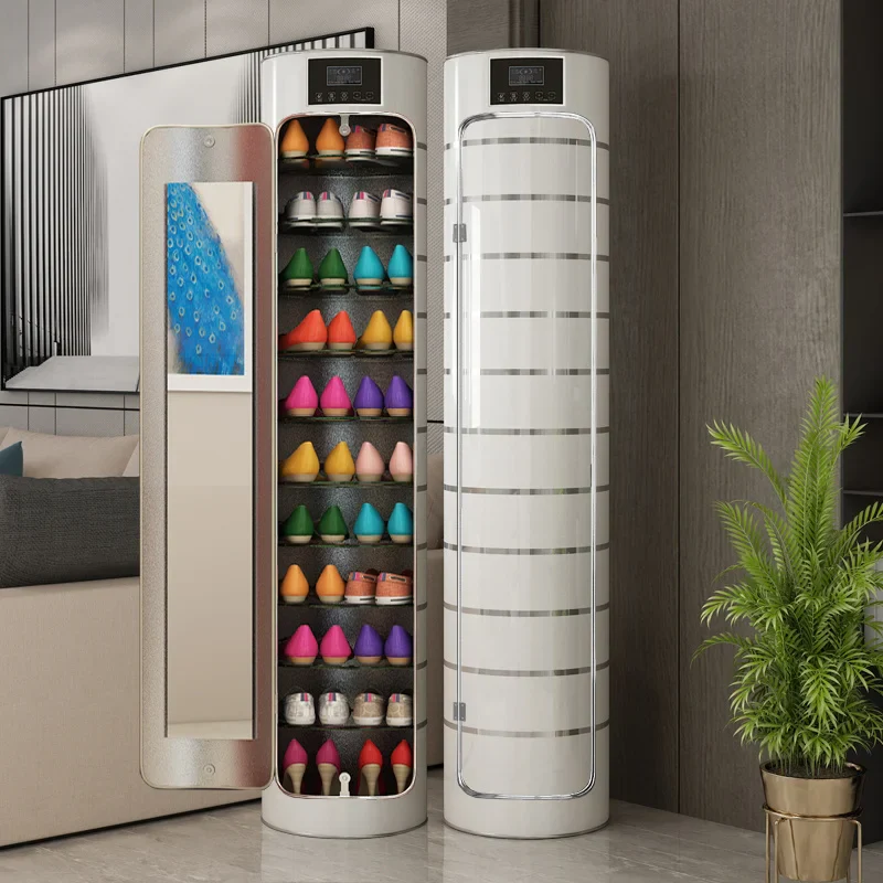 Schuhschrank mit großem Fassungsvermögen, mehreren Ebenen und Rotationsfunktion zur Desinfektion