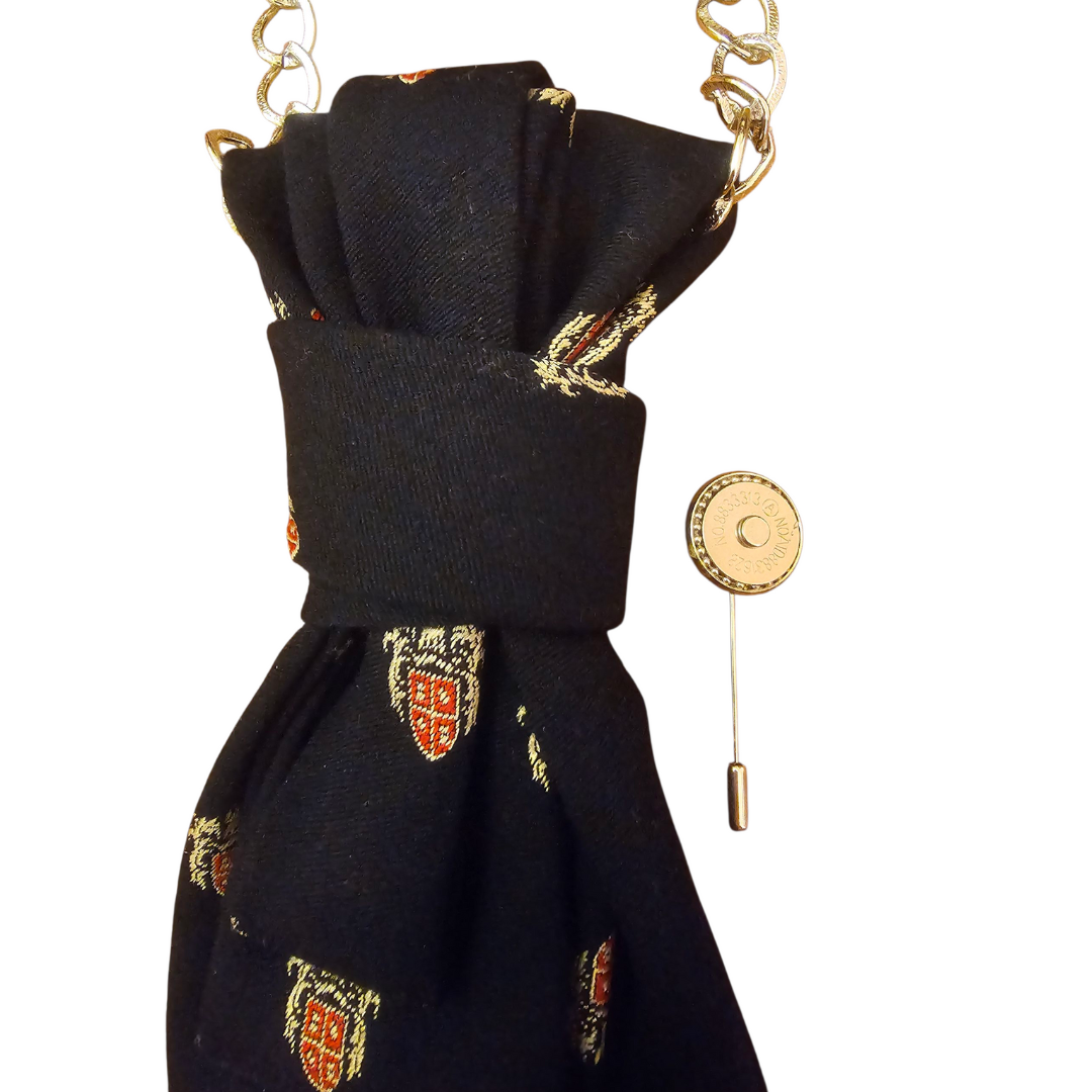 Blu Araldico 4-in-1 Jeweled Tie