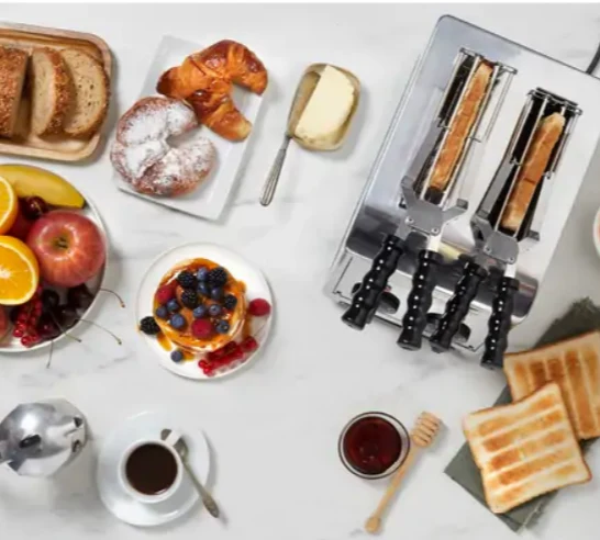 2025 Milantoast Sandwichtoaster med tang