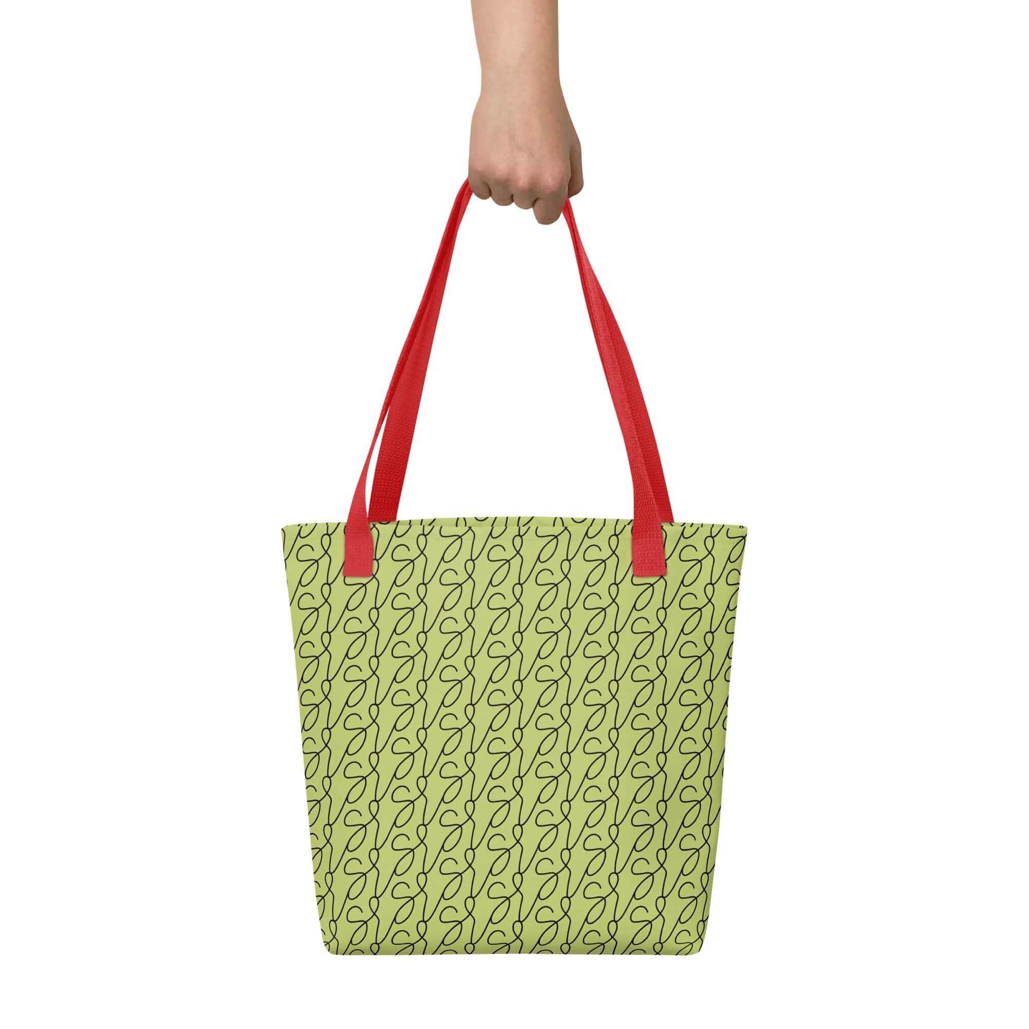 Olive Green Logo Tote Bag