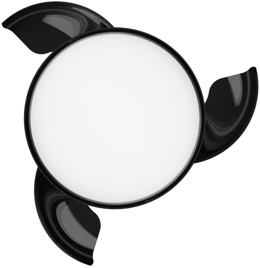 Ventilateur de plafond Cecotec à pales rétractables et lampe invisible EnergySilence Aero 4280 en acier, 40 W, diamètre 42 pouces (106 cm), minuterie, 3 tons lumineux, fonction été-hiver